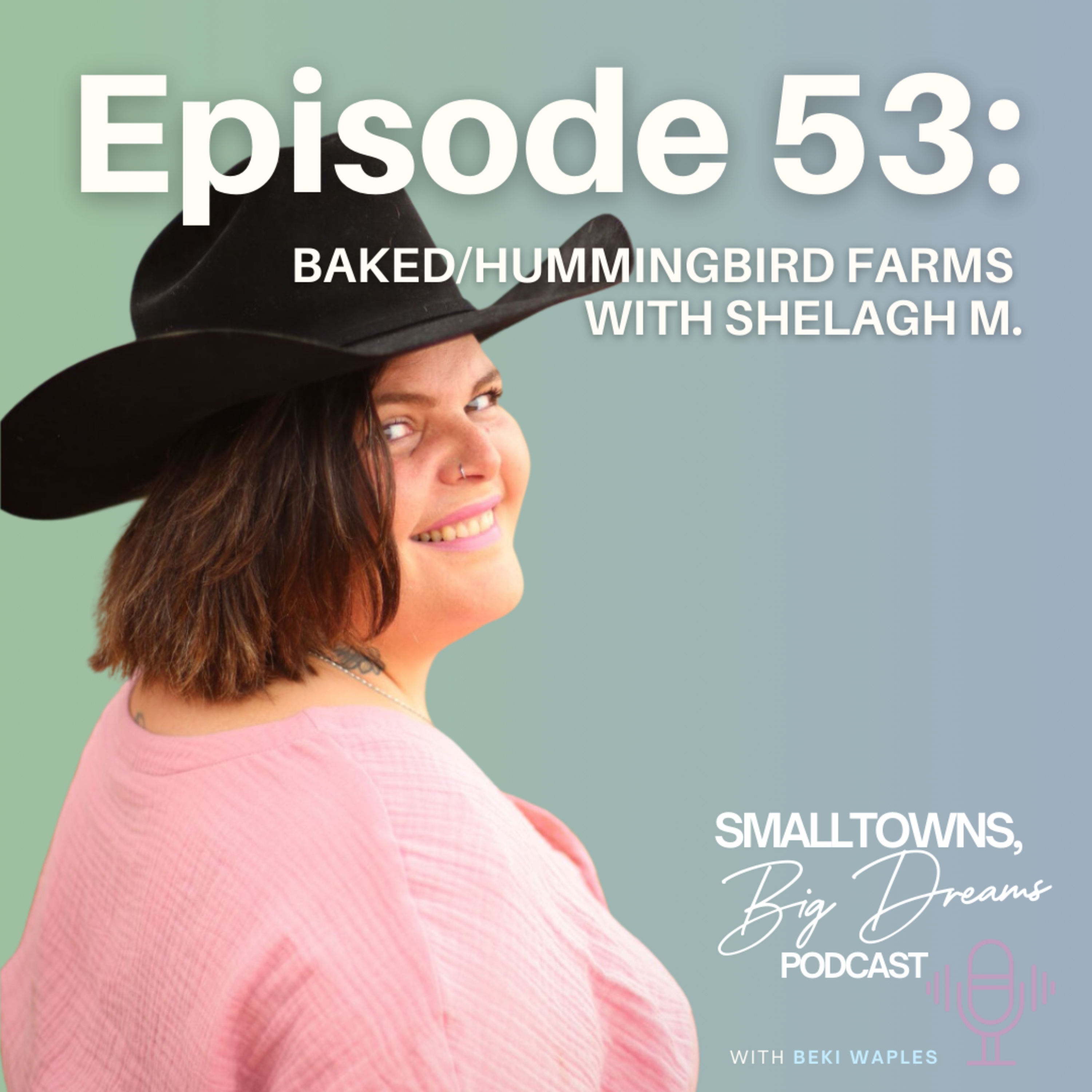 53 – “If you bake it, they will come” BAKED/Hummingbird Farms with Shelagh M. episode artwork