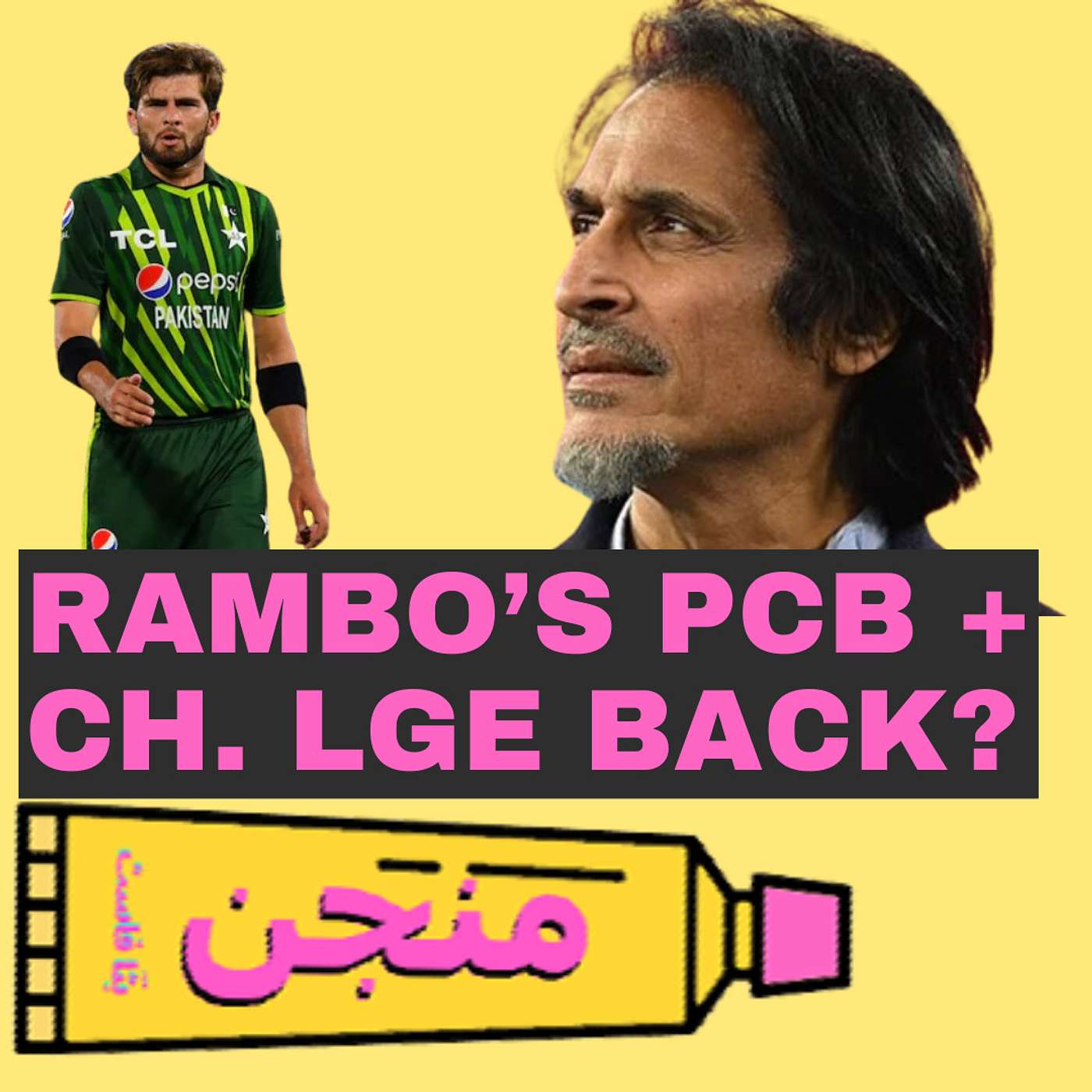 Episode 46 - Batta Fast Manjan - Rambo's PCB, Shaheen's Instagram and a Champions League revival episode artwork