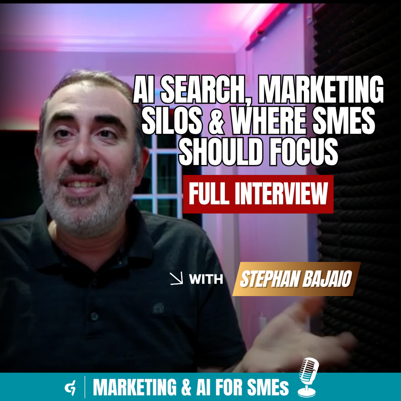 Stephan Bajaio on AI Search, Marketing Silos, and Where SMEs Should Focus  episode artwork