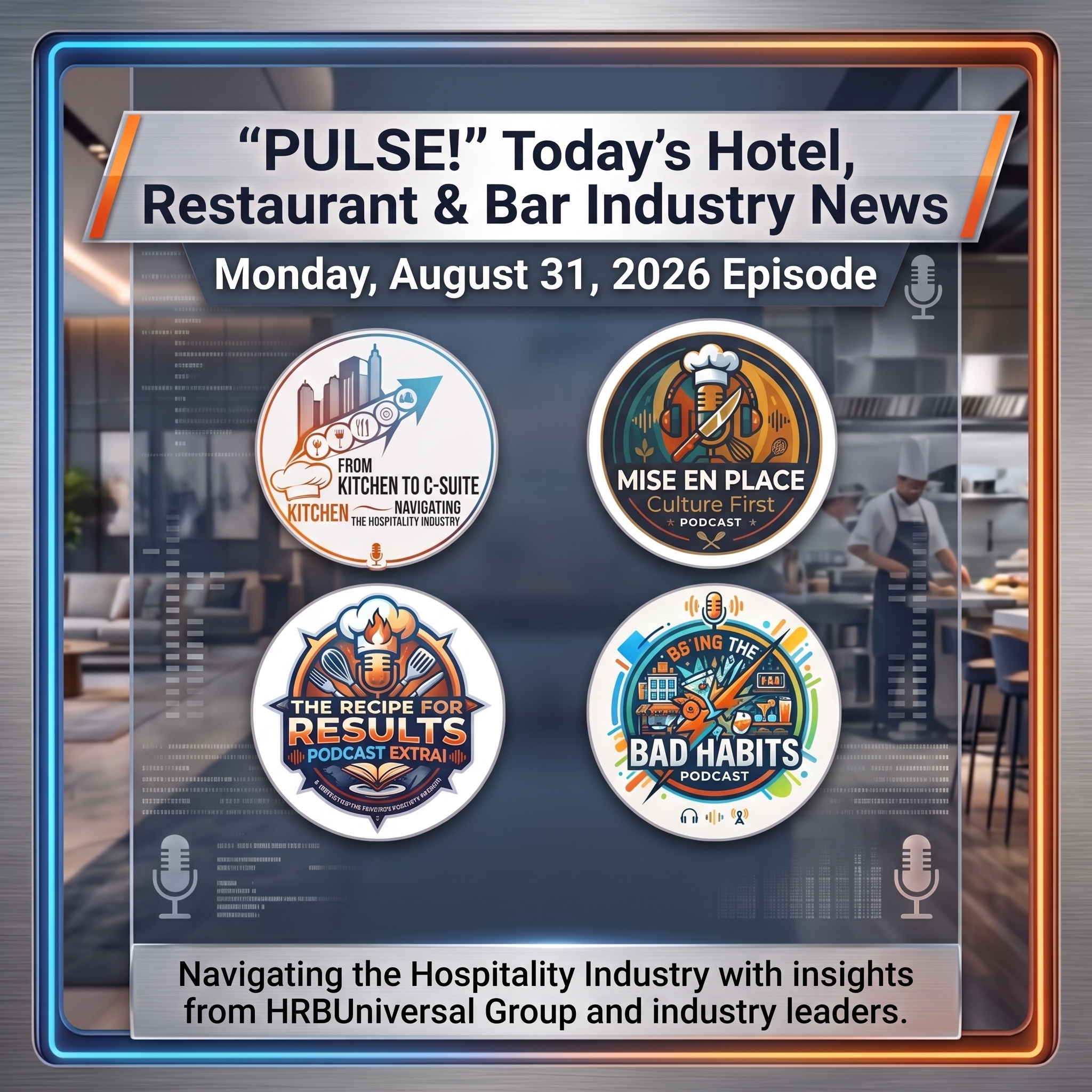 PULSE! Today’s Hotel, Restaurant & Bar Industry News Deep Dive | 08/31/2026 Episode episode artwork