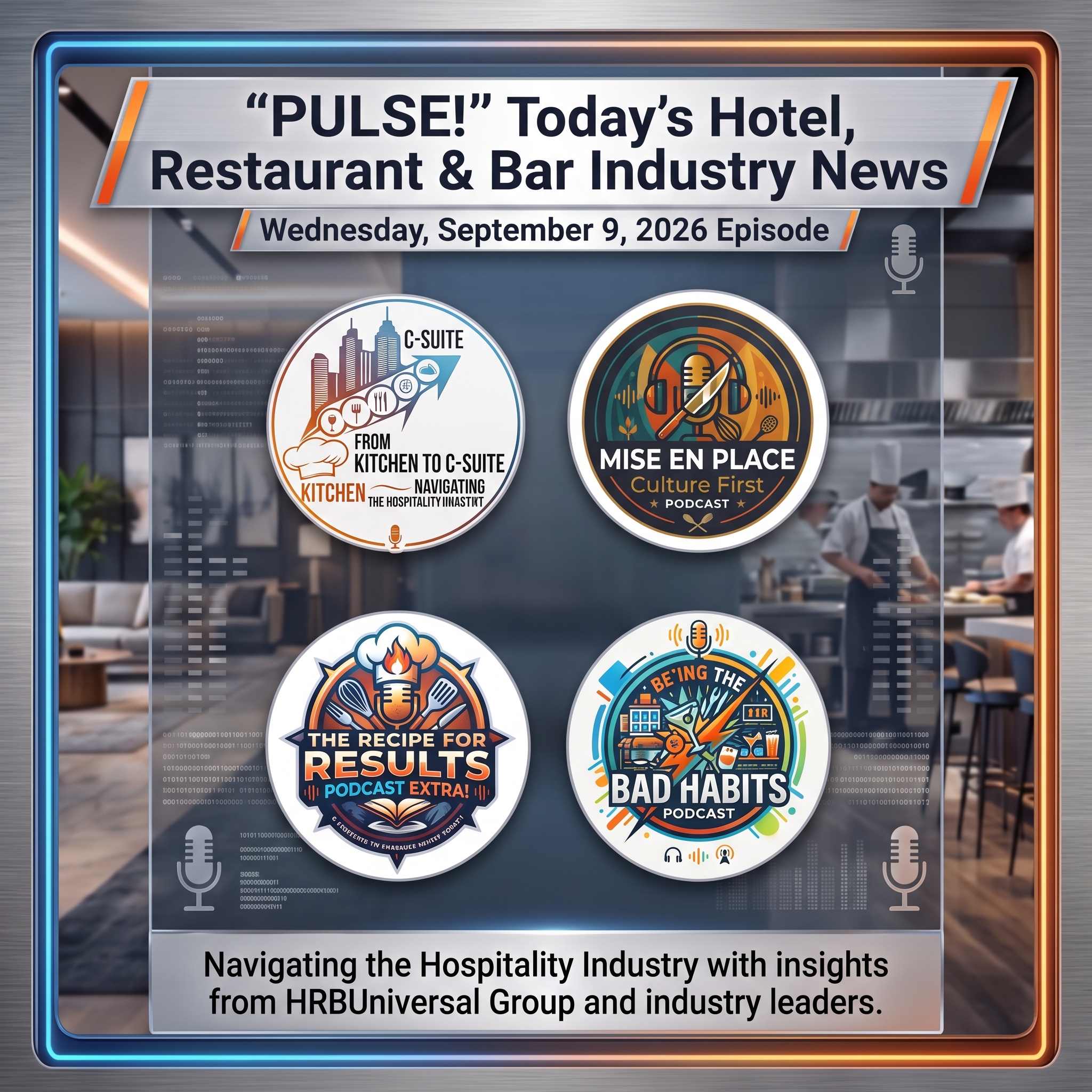 PULSE! Today’s Hotel, Restaurant & Bar Industry News Deep Dive | 09/09/2026 Episode episode artwork