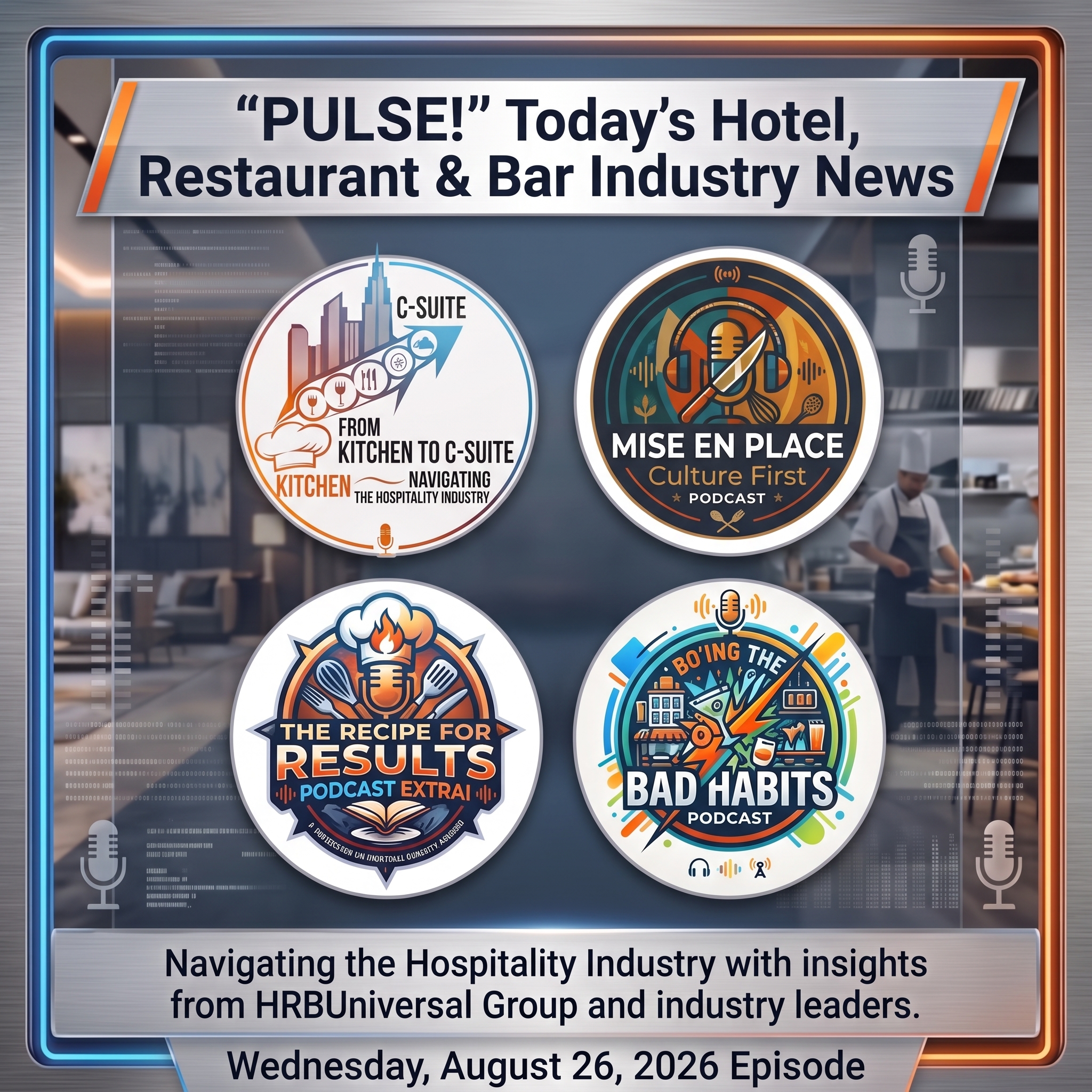 PULSE! Today’s Hotel, Restaurant & Bar Industry News Deep Dive | 08/26/2026 Episode episode artwork