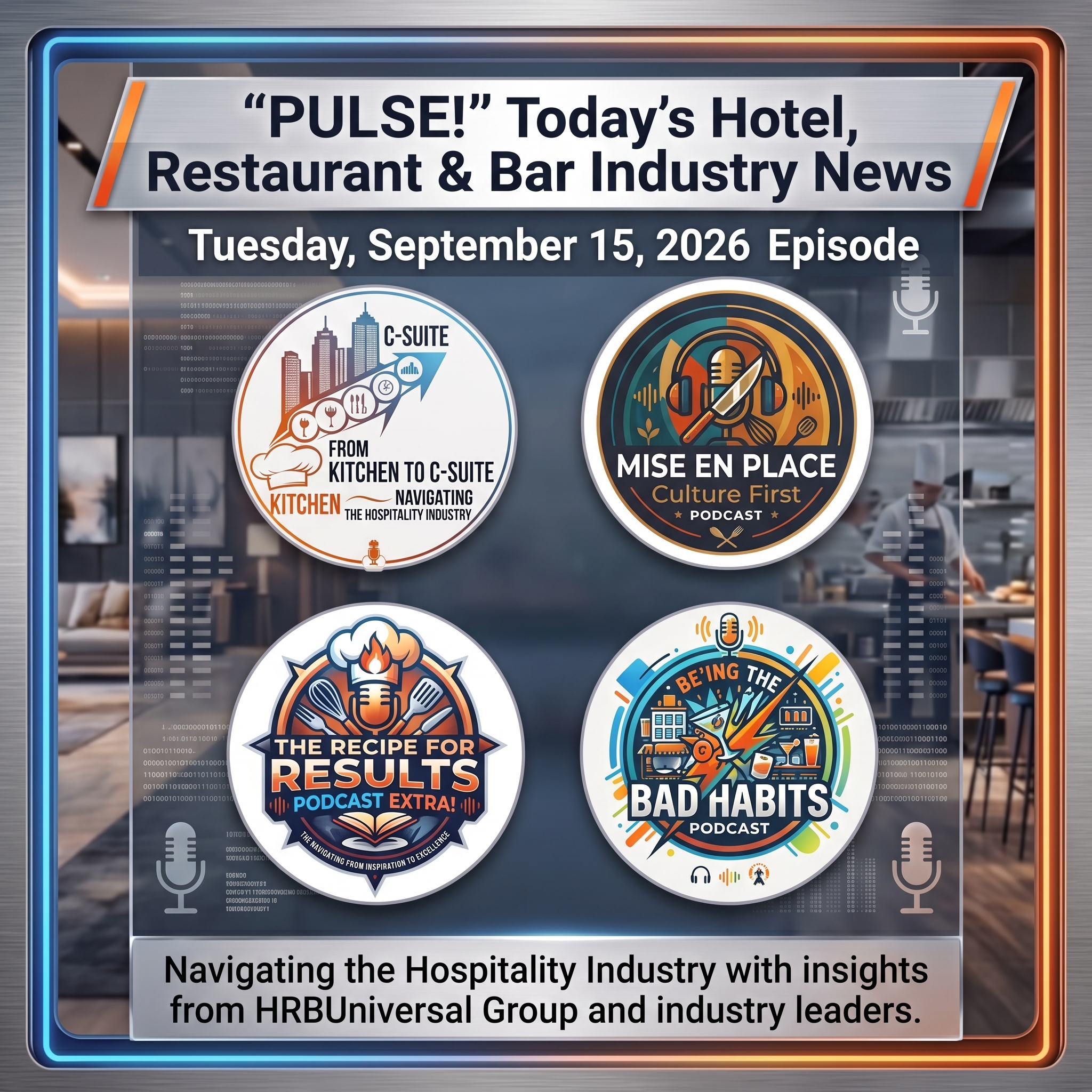 PULSE! Today’s Hotel, Restaurant & Bar Industry News Deep Dive | 09/15/2026 Episode episode artwork