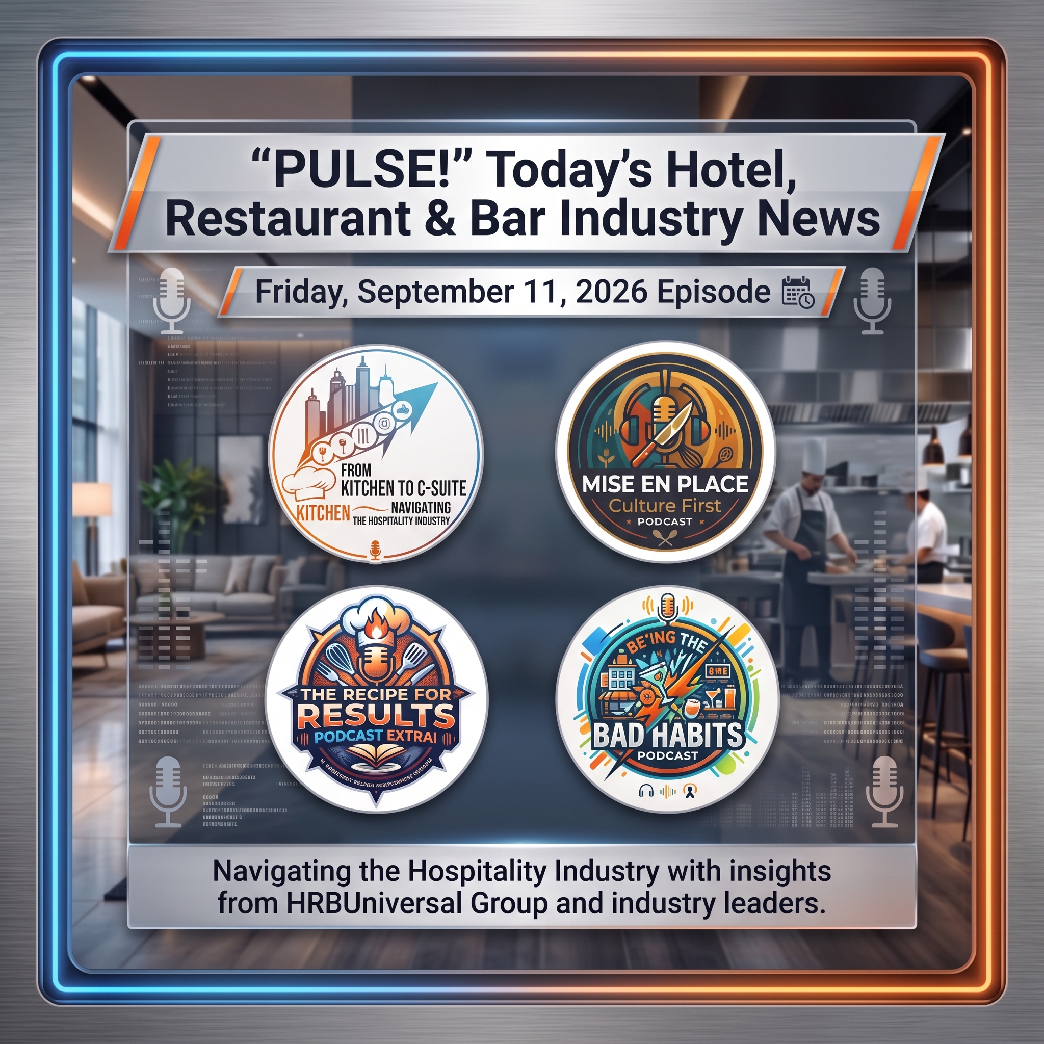 PULSE! Today’s Hotel, Restaurant & Bar Industry News Deep Dive | 09/11/2026 Episode episode artwork