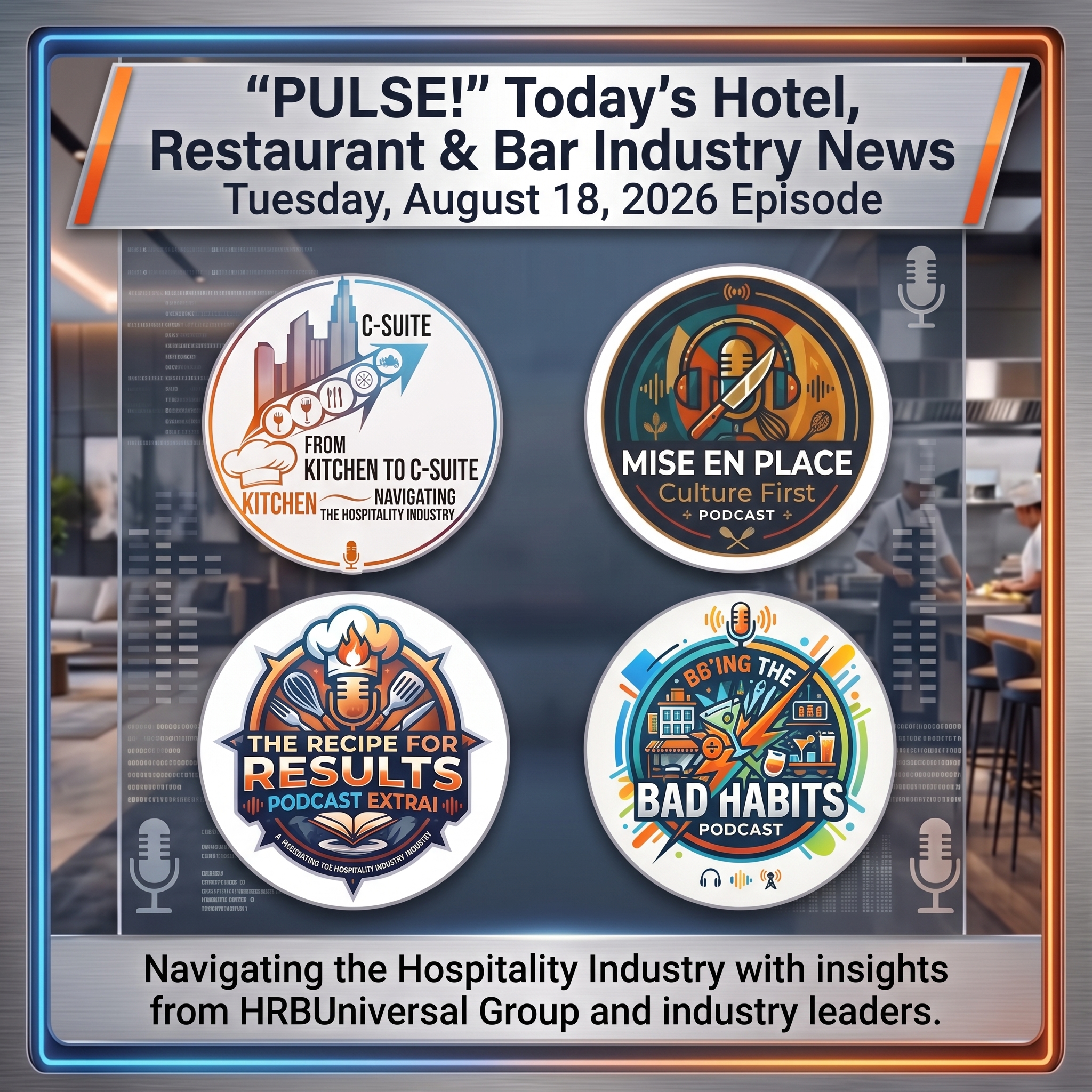 PULSE! Today’s Hotel, Restaurant & Bar Industry News Deep Dive | 08/18/2026 Episode episode artwork