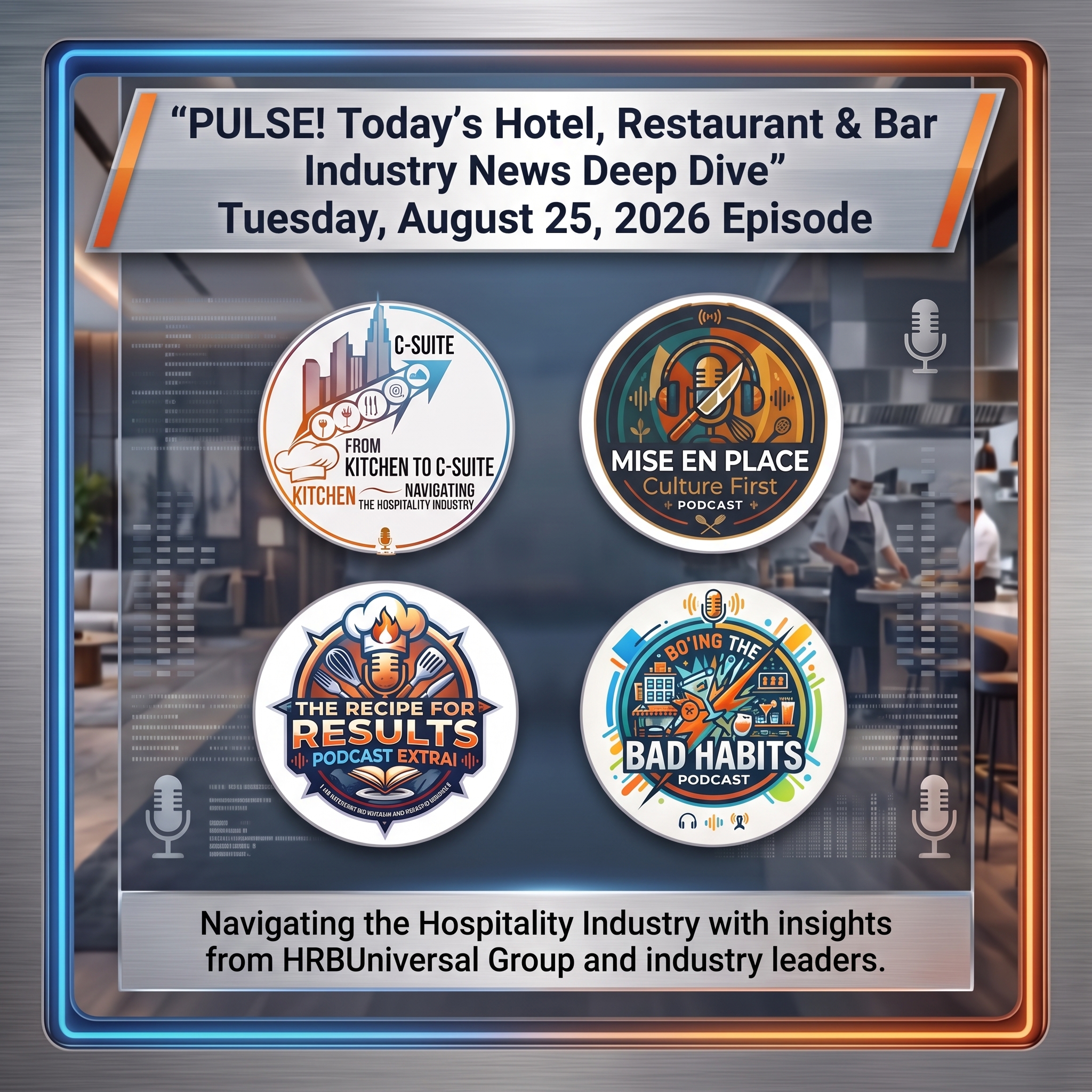 PULSE! Today’s Hotel, Restaurant & Bar Industry News Deep Dive | 08/25/2026 Episode episode artwork