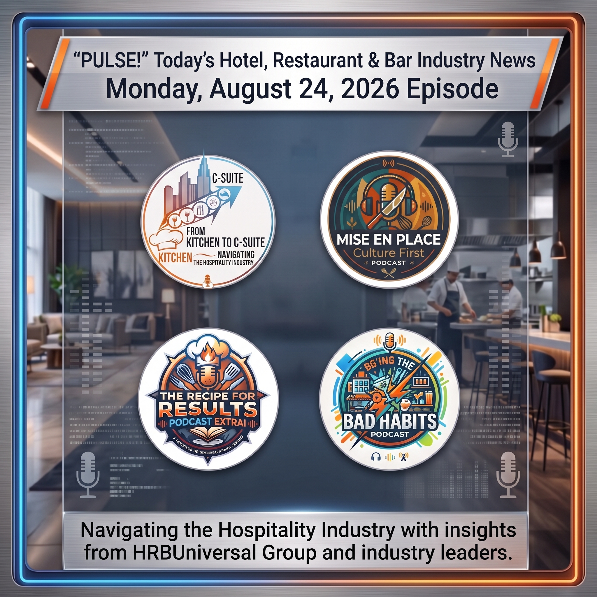 PULSE! Today’s Hotel, Restaurant & Bar Industry News Deep Dive | 08/24/2026 Episode episode artwork