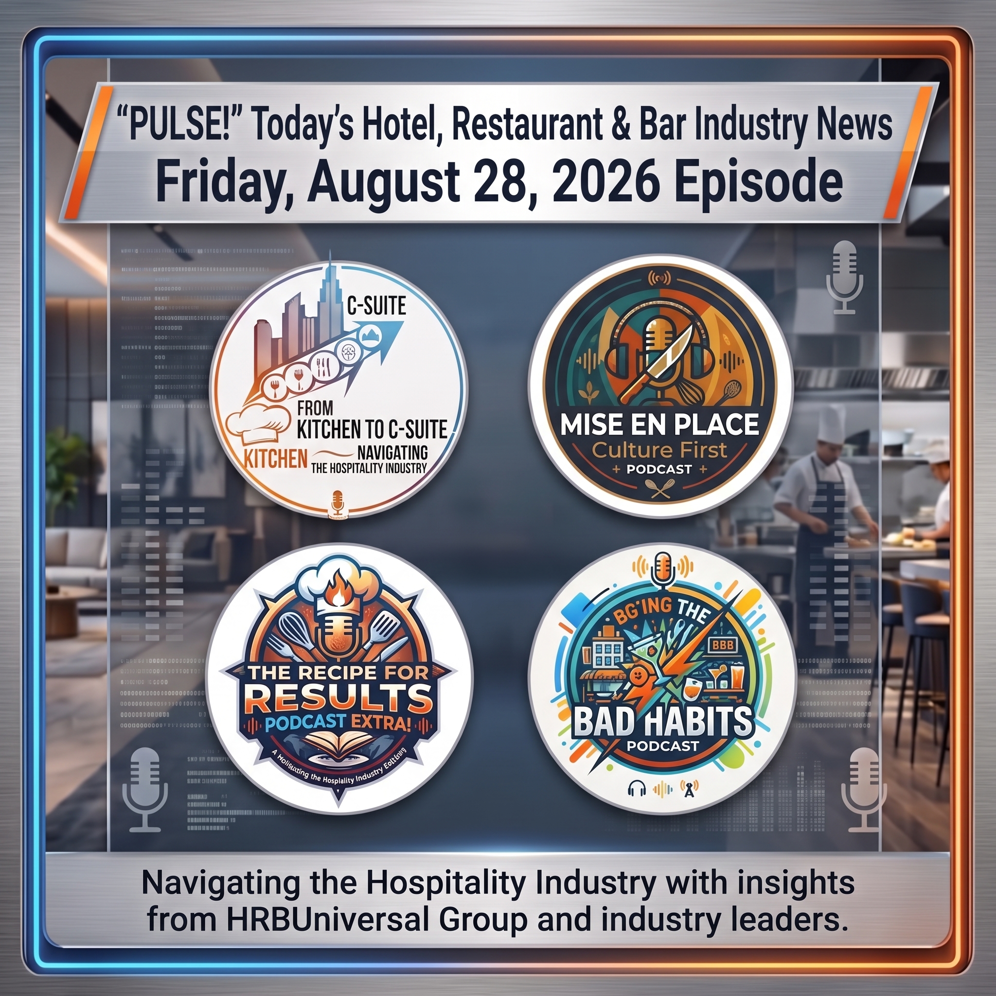 PULSE! Today’s Hotel, Restaurant & Bar Industry News Deep Dive | 08/28/2026 Episode episode artwork