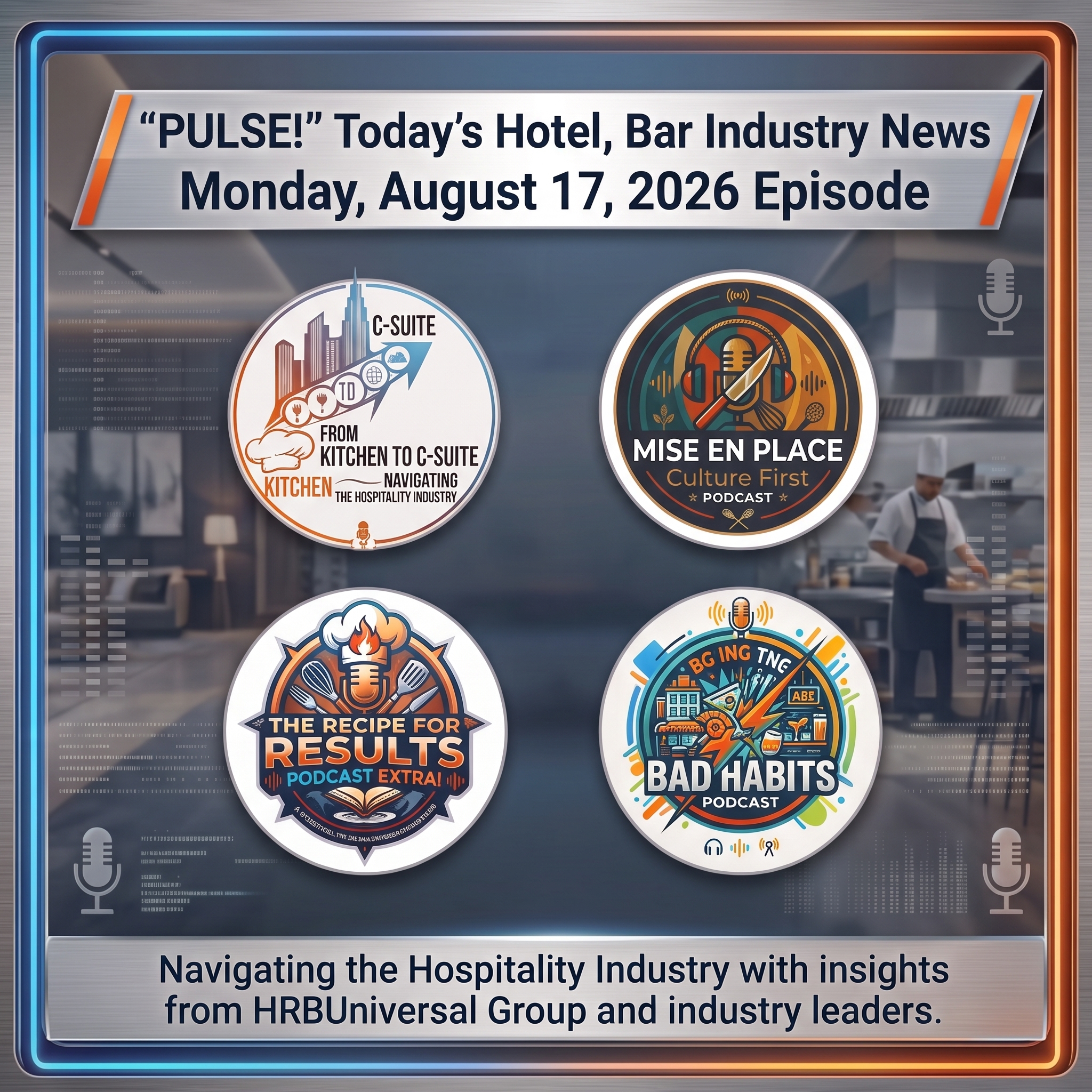 PULSE! Today’s Hotel, Restaurant & Bar Industry News Deep Dive | 08/17/2026 Episode episode artwork