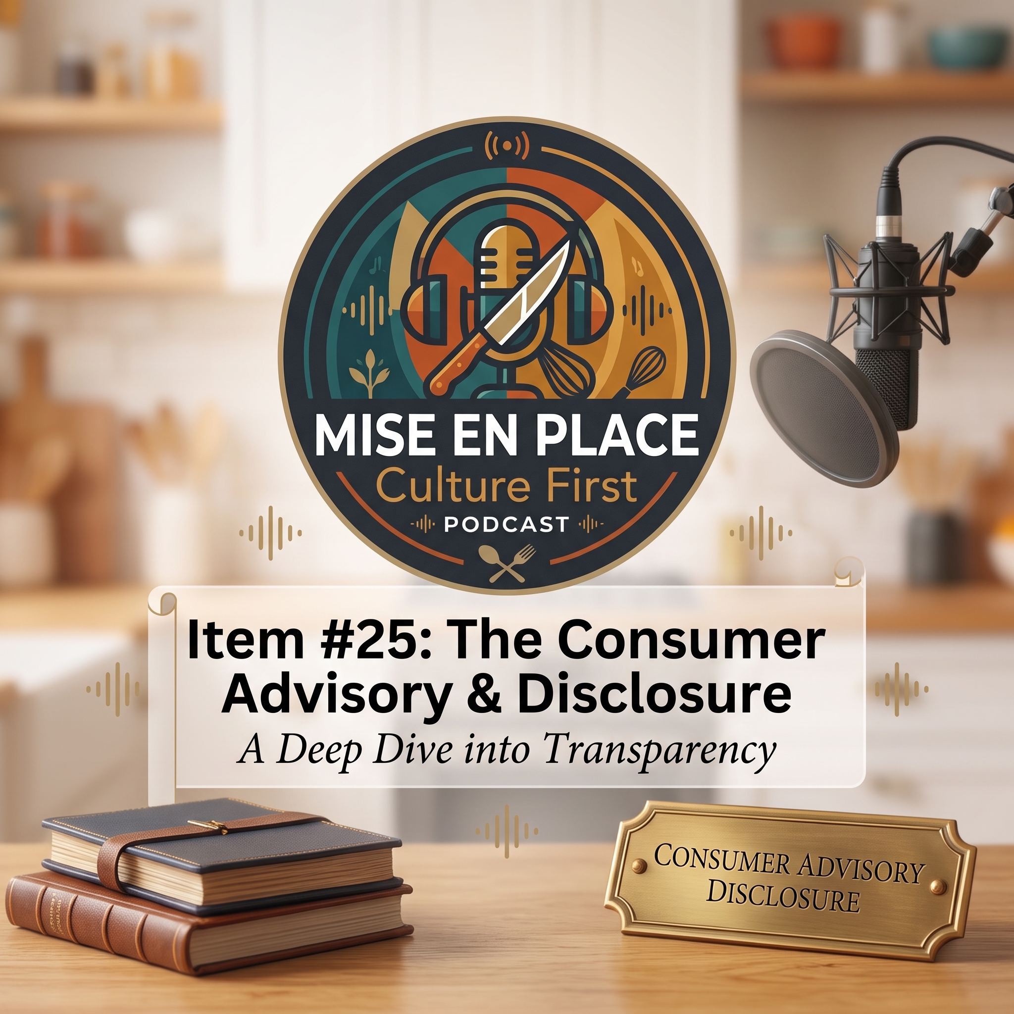 Item #25: The Consumer Advisory & Disclosure episode artwork