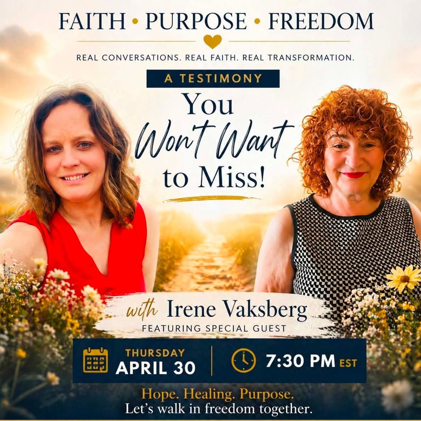 Faith Purpose & Freedom