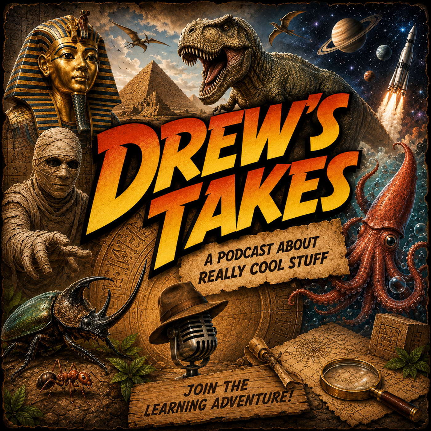 Drew's Takes! podcast artwork