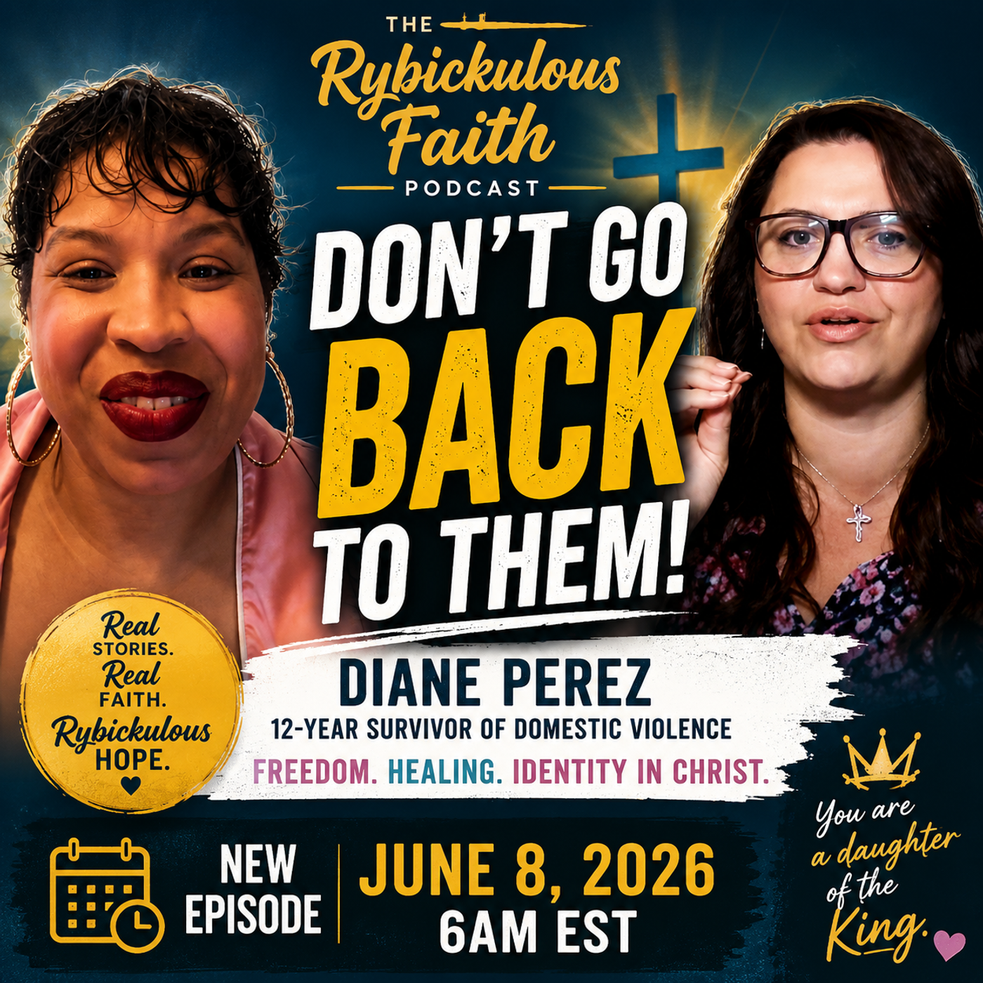 Christian Domestic Violence Testimony | How God Helped Diane Perez Escape Abuse episode artwork