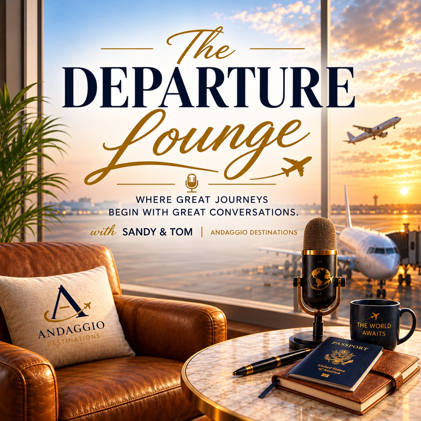 The Departure Lounge podcast artwork