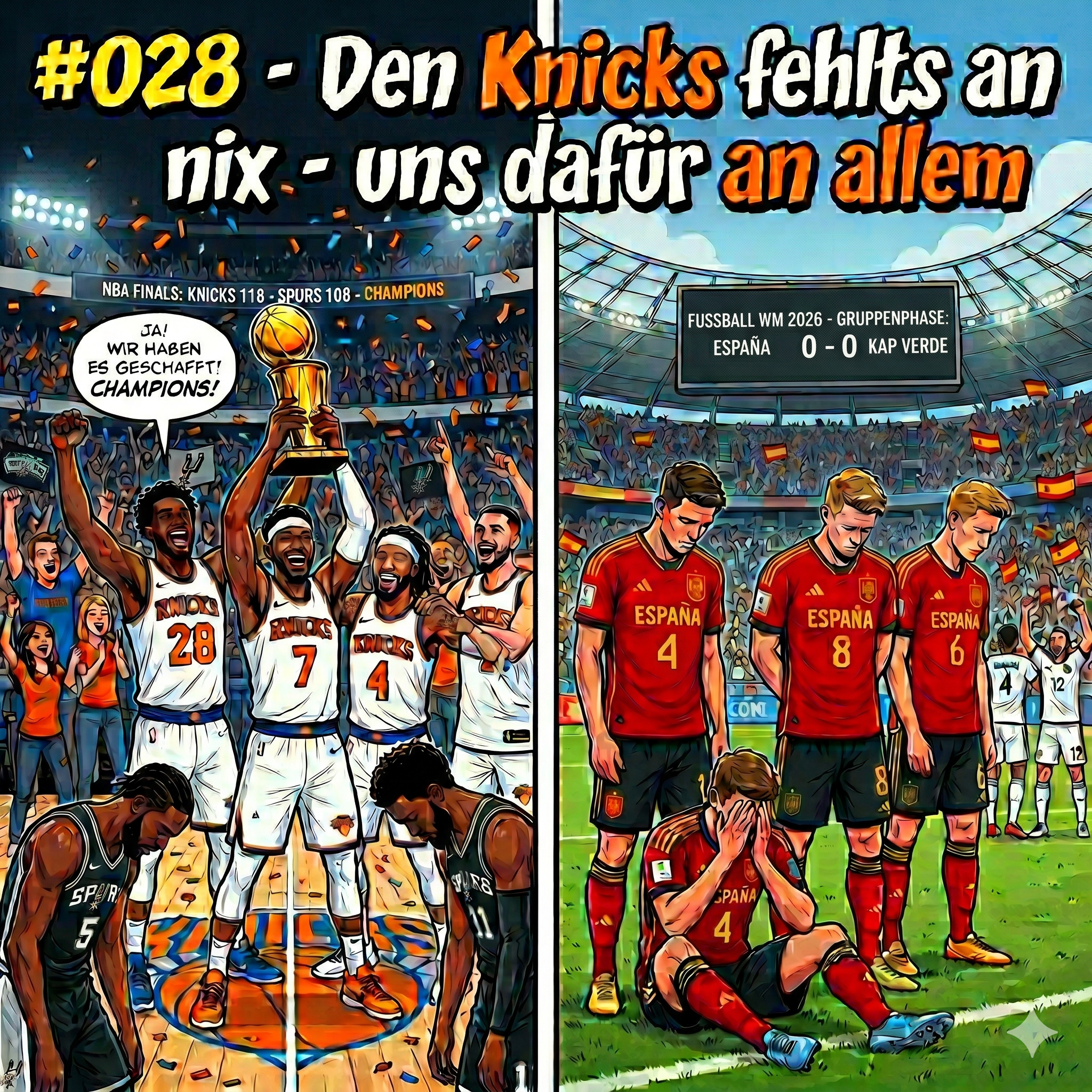 #028 - Den Knicks fehlts an nix - uns dafür an allem episode artwork