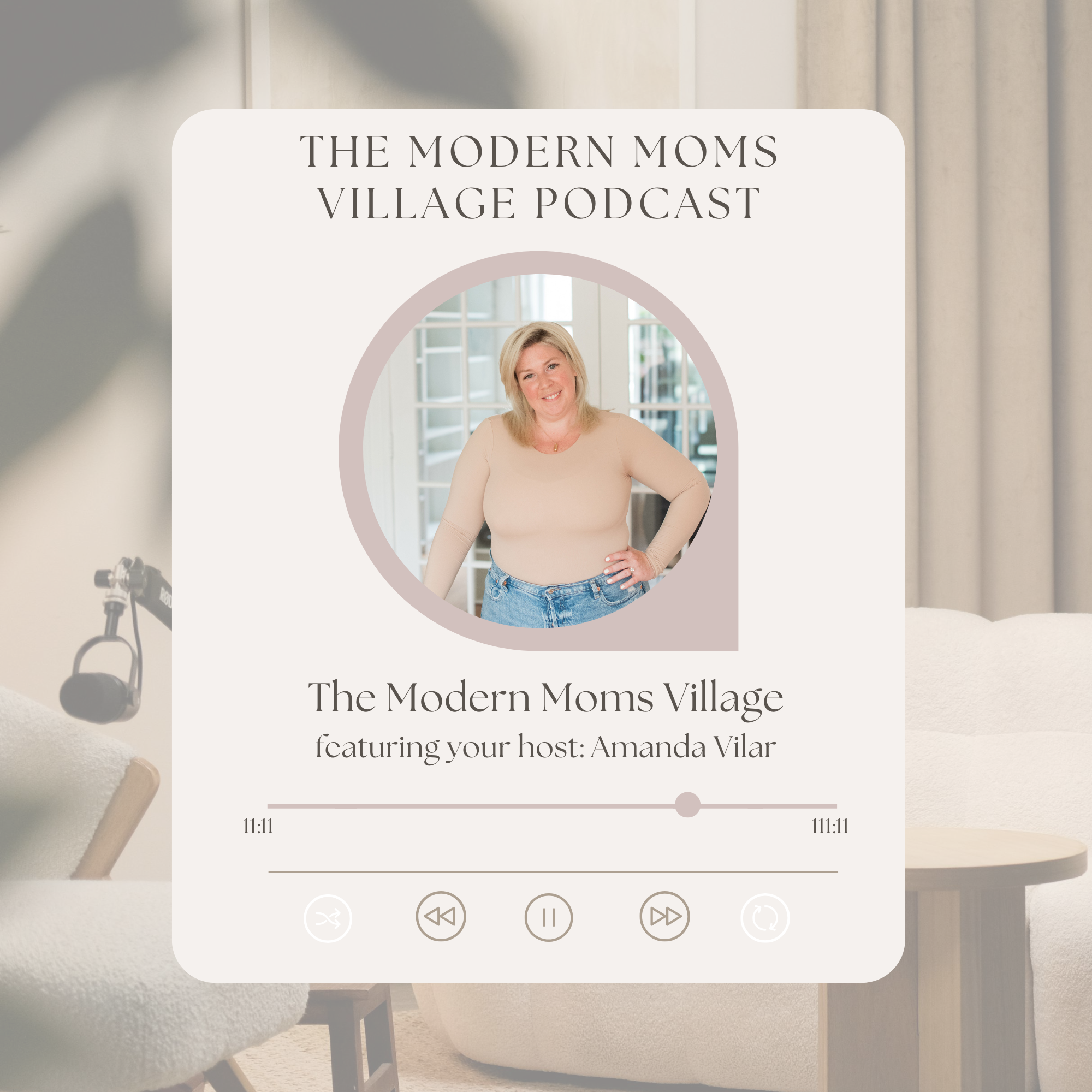The Modern Moms Village podcast artwork