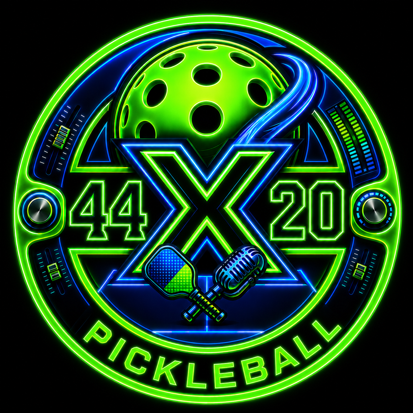 44X20 Pickleball podcast artwork