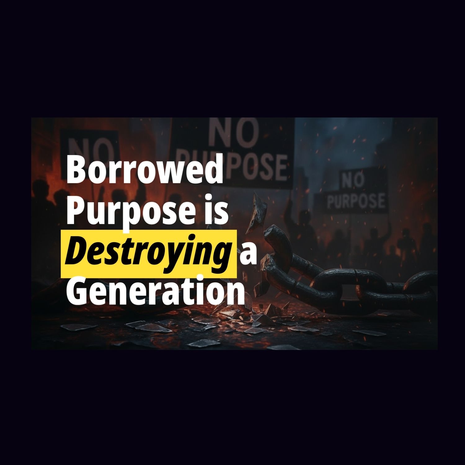 Ep18: Borrowed Purpose is Destroying a Generation episode artwork
