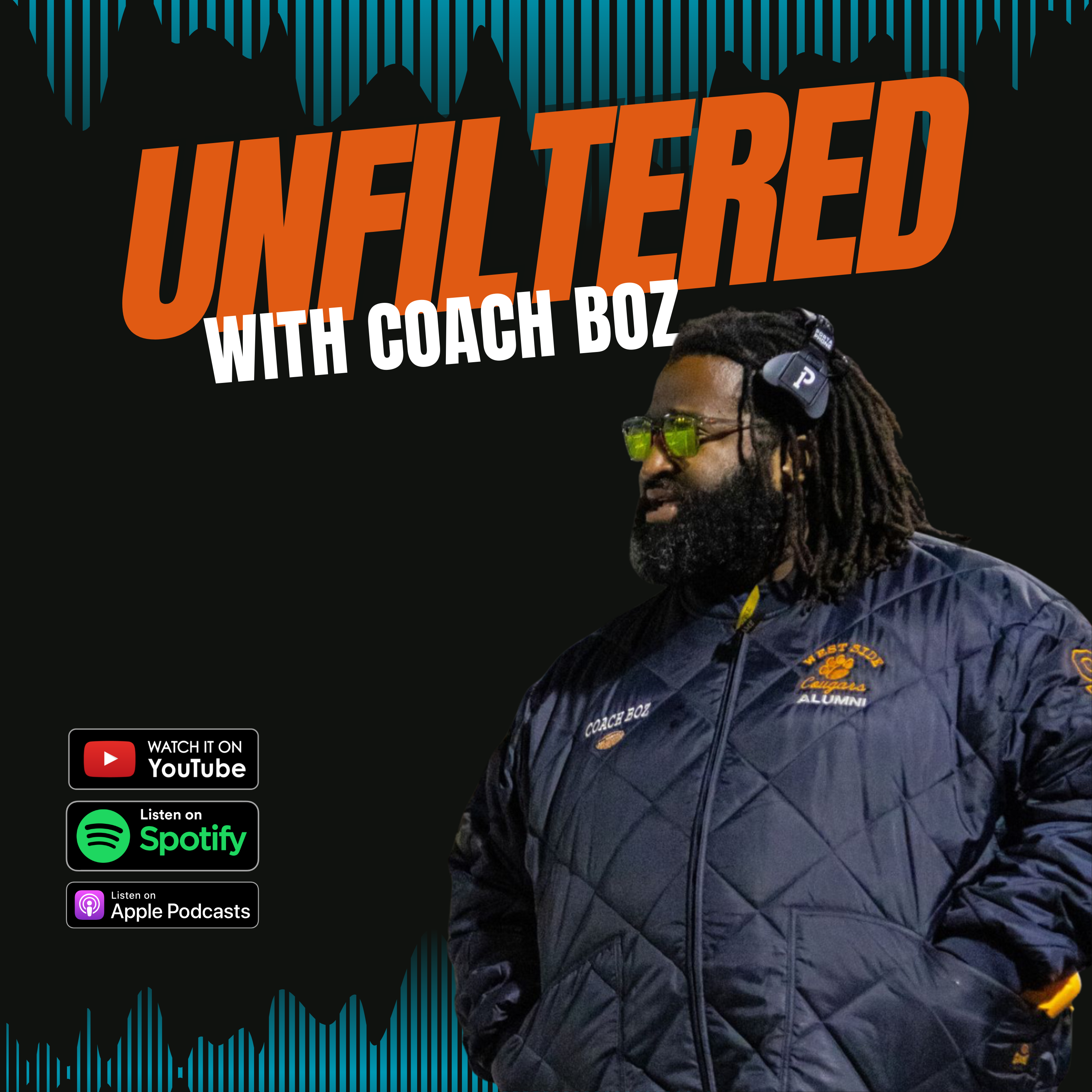 Unfiltered with Coach Boz podcast artwork