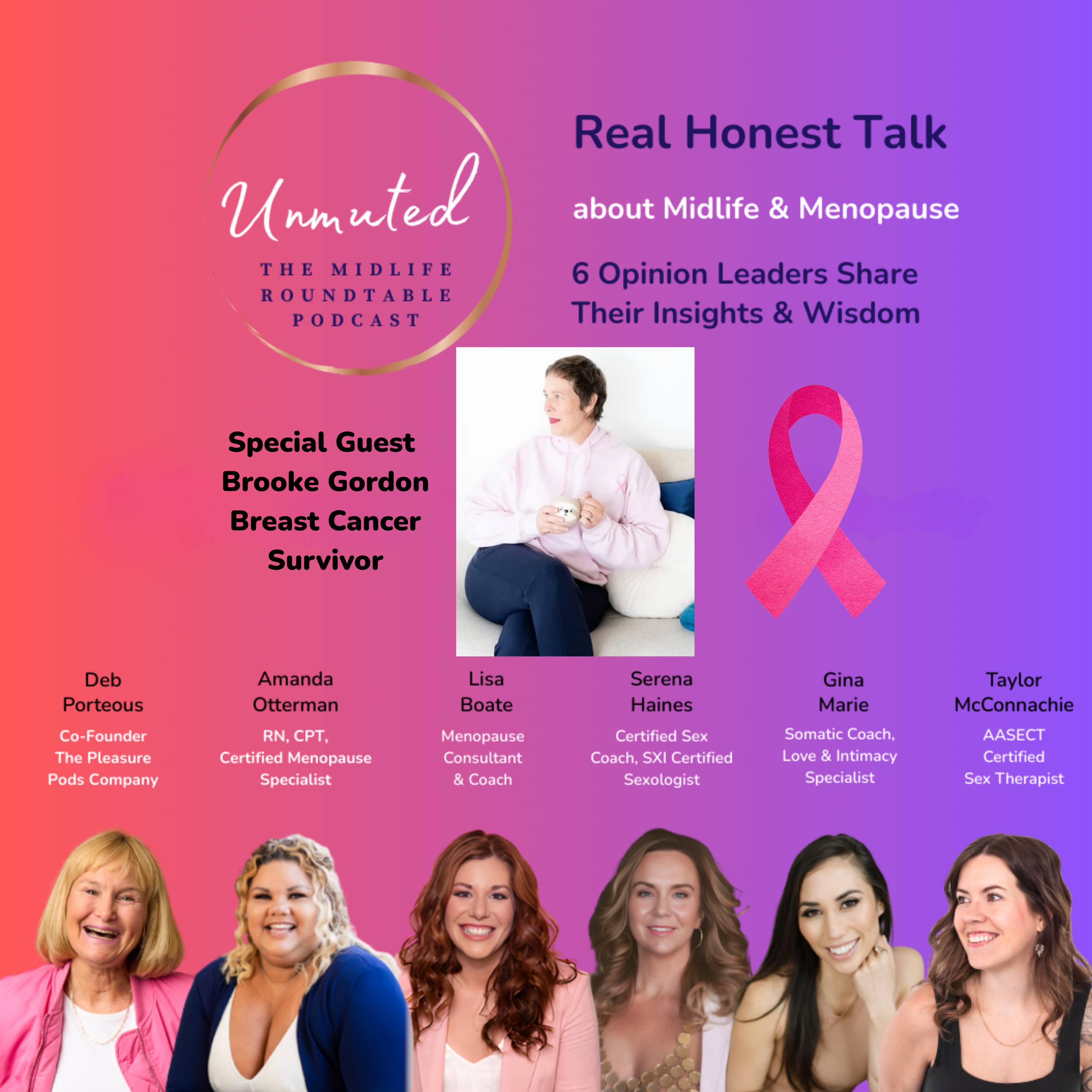 Unmuted Ep. 5 | Breast Cancer Survivor Brooke Gordon | Trigger Warning episode artwork