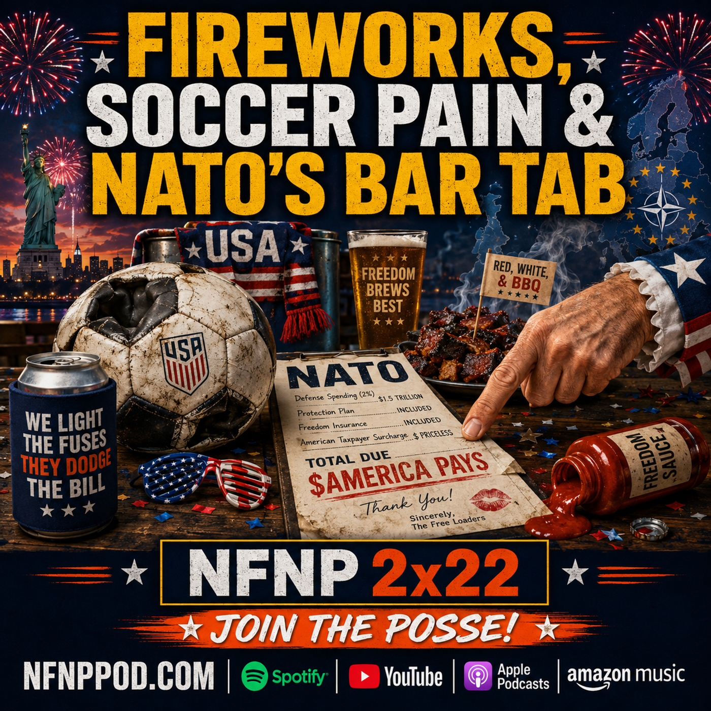 Fireworks, Soccer Pain & NATO’s Bar Tab Fireworks, Soccer Pain & NATO’s Bar Tab
