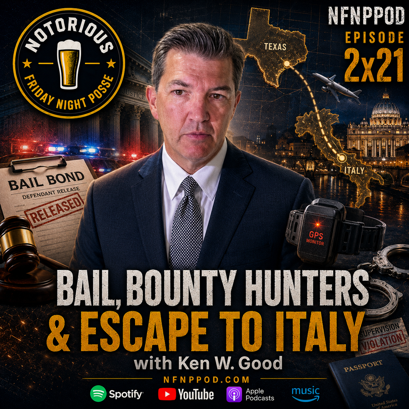 Bail, Bounty Hunters and Murder Suspect Lee Gilley’s Escape to Italy | Ken W. Good Bail, Bounty Hunters and Murder Suspect Lee Gilley’s Escape to Italy | Ken W. Good