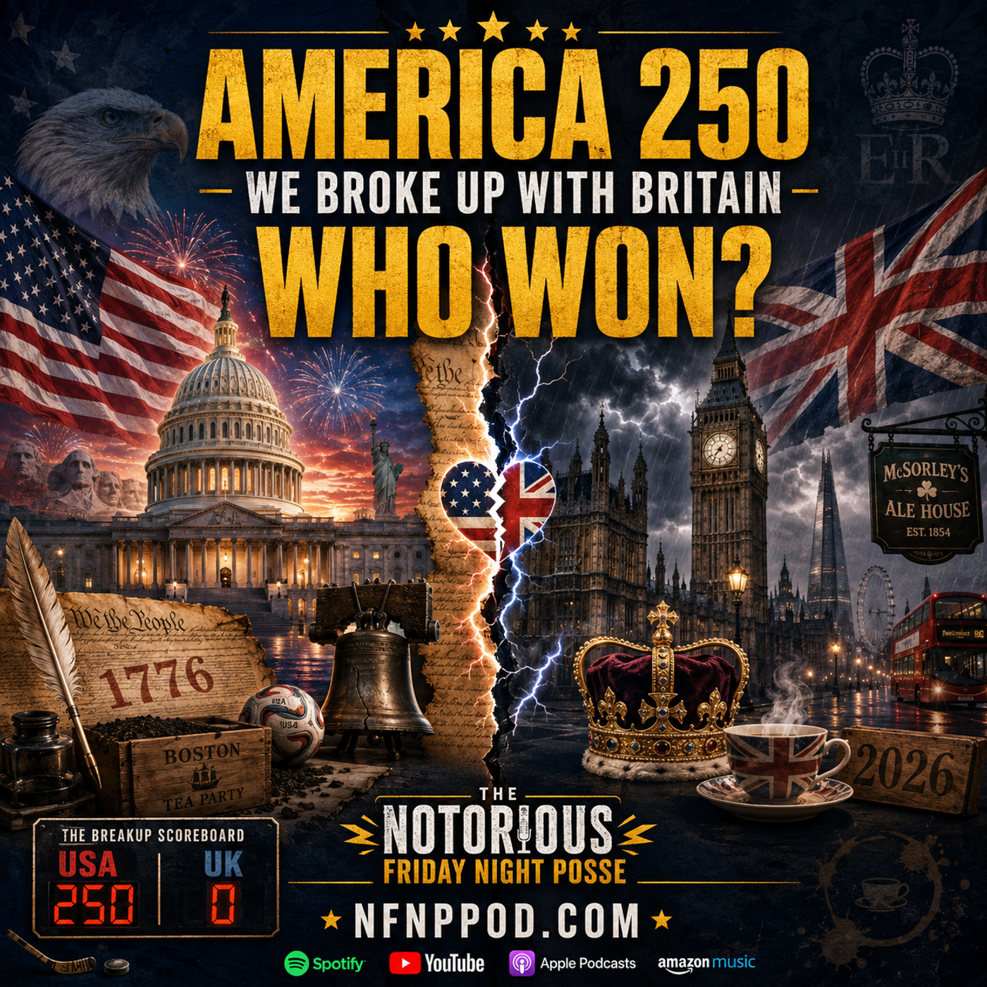 AMERICA 250: We Broke Up with Britain. Who Won?