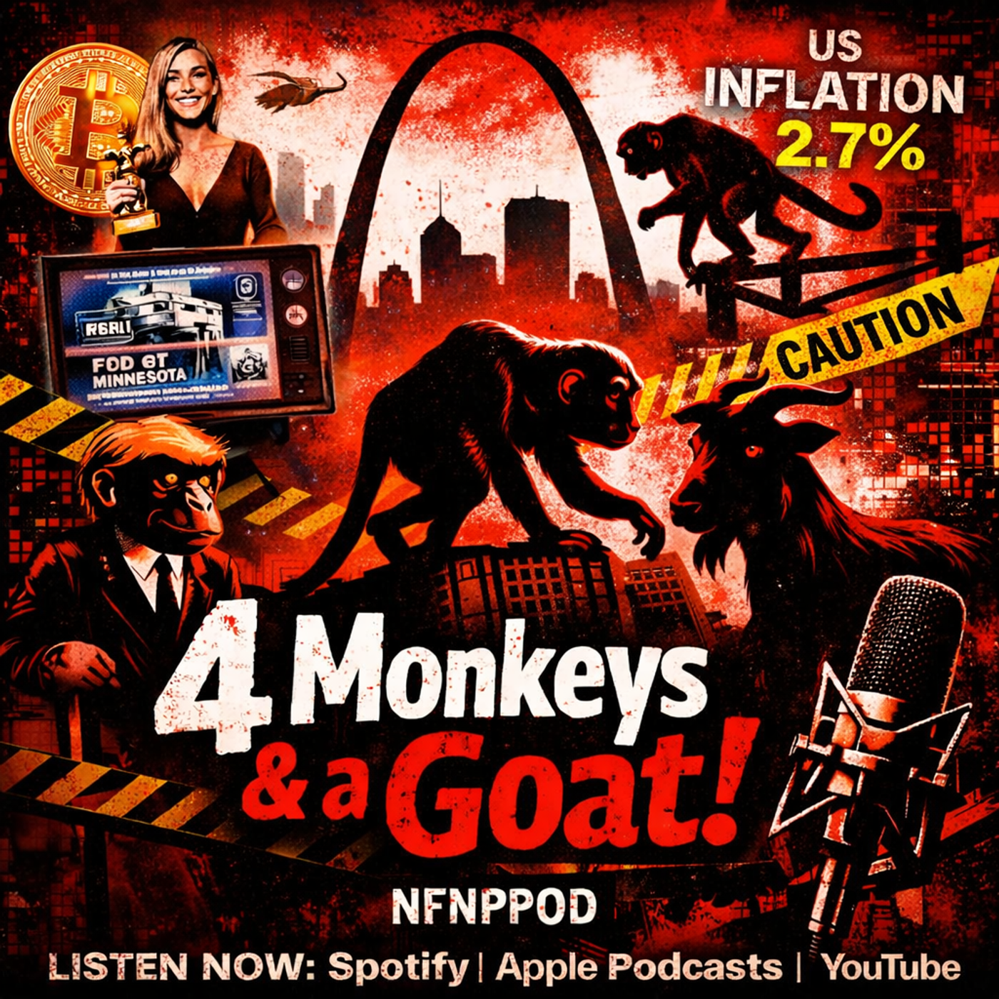 4 Monkeys & a Goat! 4 Monkeys & a Goat!