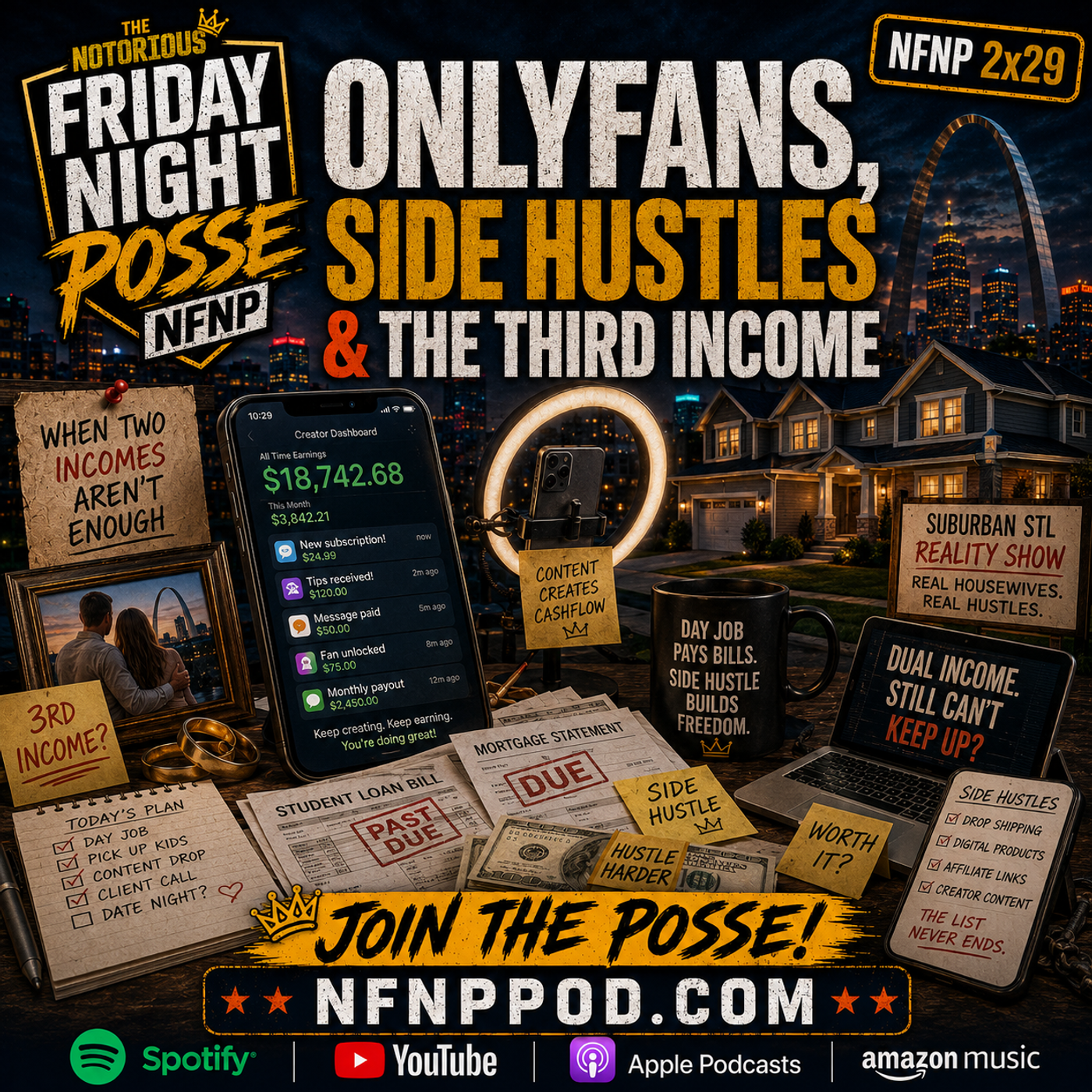 OnlyFans, Side Hustles & The Third Income | NFNP 2x29