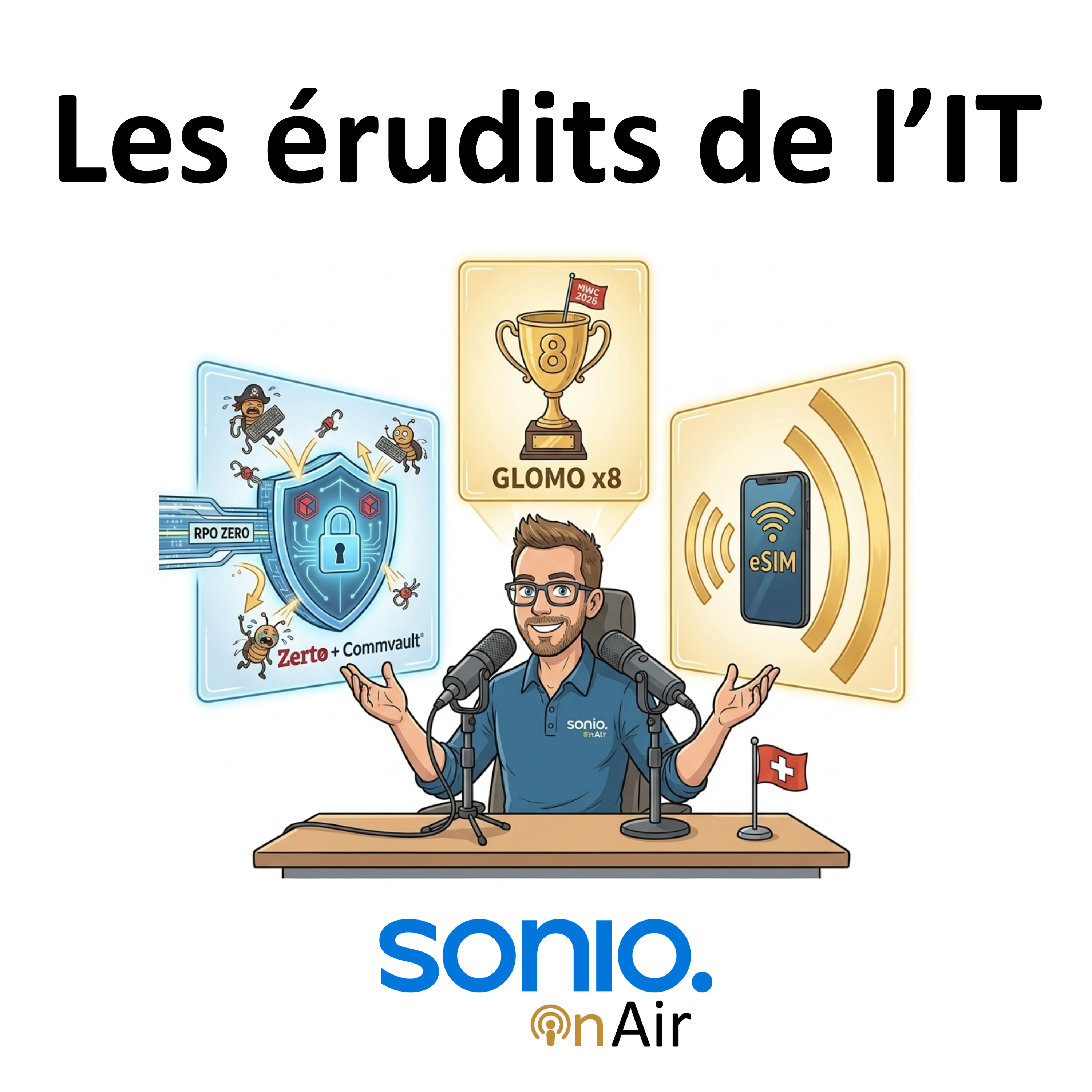 Zerto dans Commvault, eSIM Omnissa,
8 GLOMO Huawei : 3 annonces à ne pas manquer episode artwork