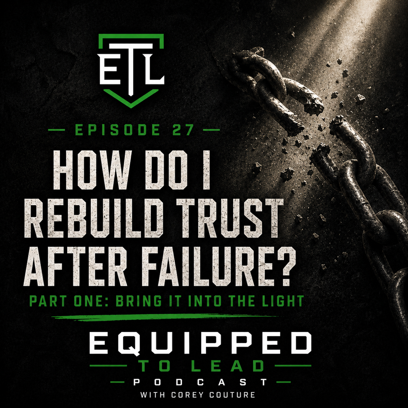 Ep 27 - How Do I Rebuild Trust After Failure: Part 1