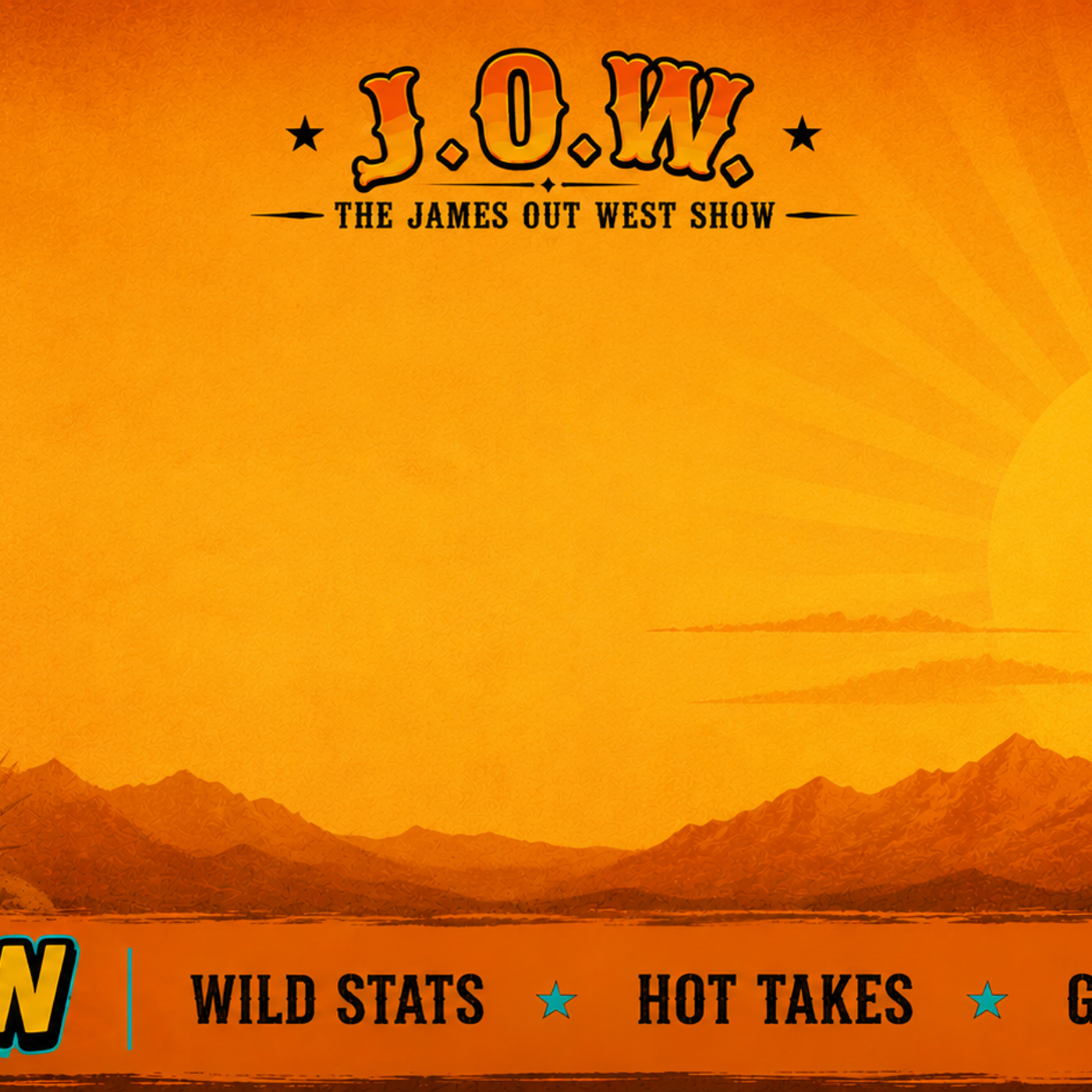 Artwork for The James Out West Show Feat: Pat The Stat Guy