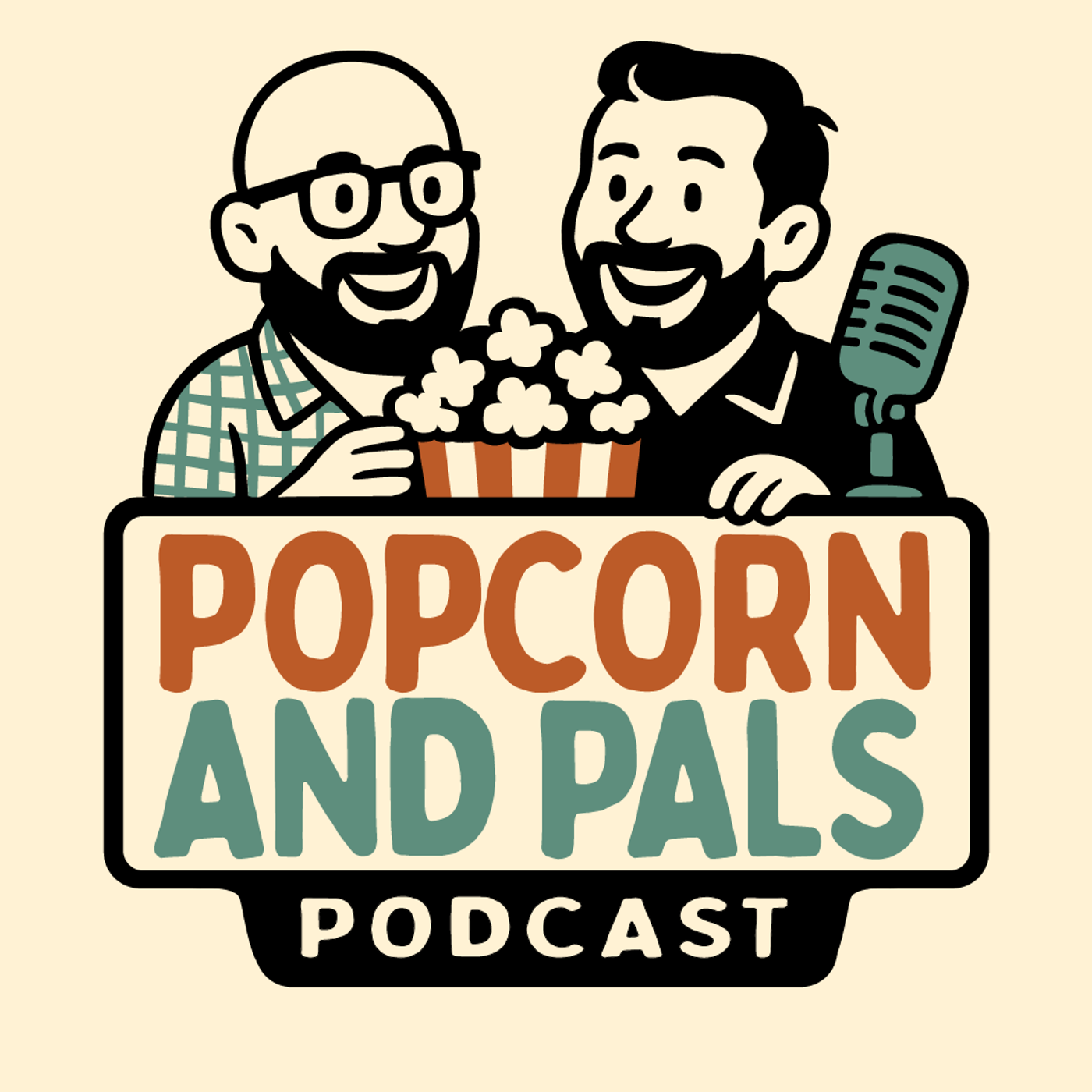 Popcorn and Pals podcast artwork