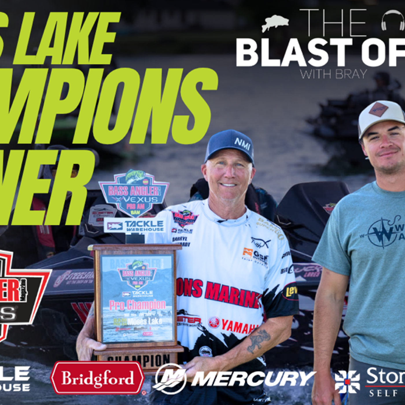 BAM Moses Lake Champions Corner- ($43,000 Vexus Boat Winner & Co-Angler Champion) episode artwork