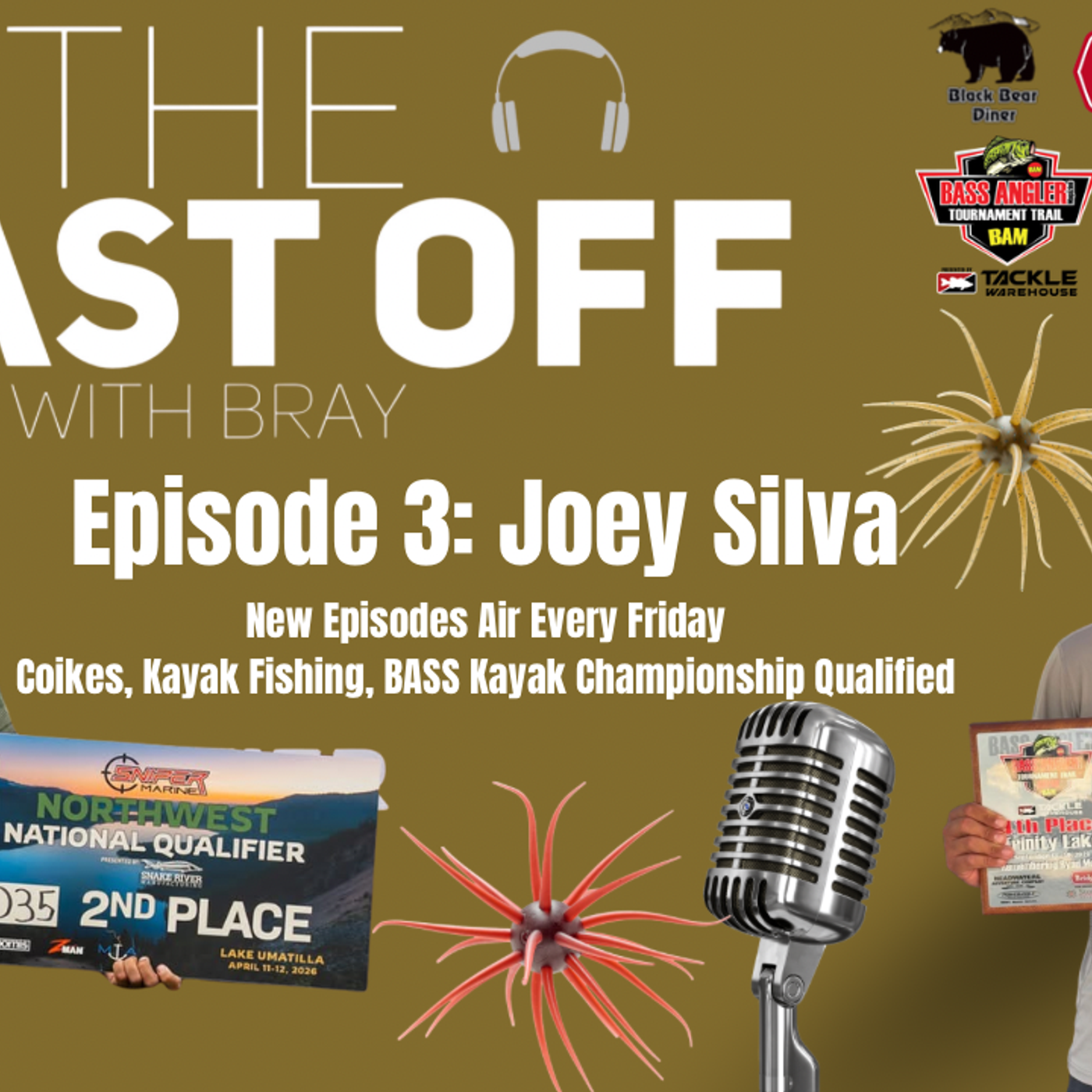 The Blast Off With Bray- Episode 3: Joey Silva (Coikes, Kayak Fishing, Bass Kayak Championship) episode artwork