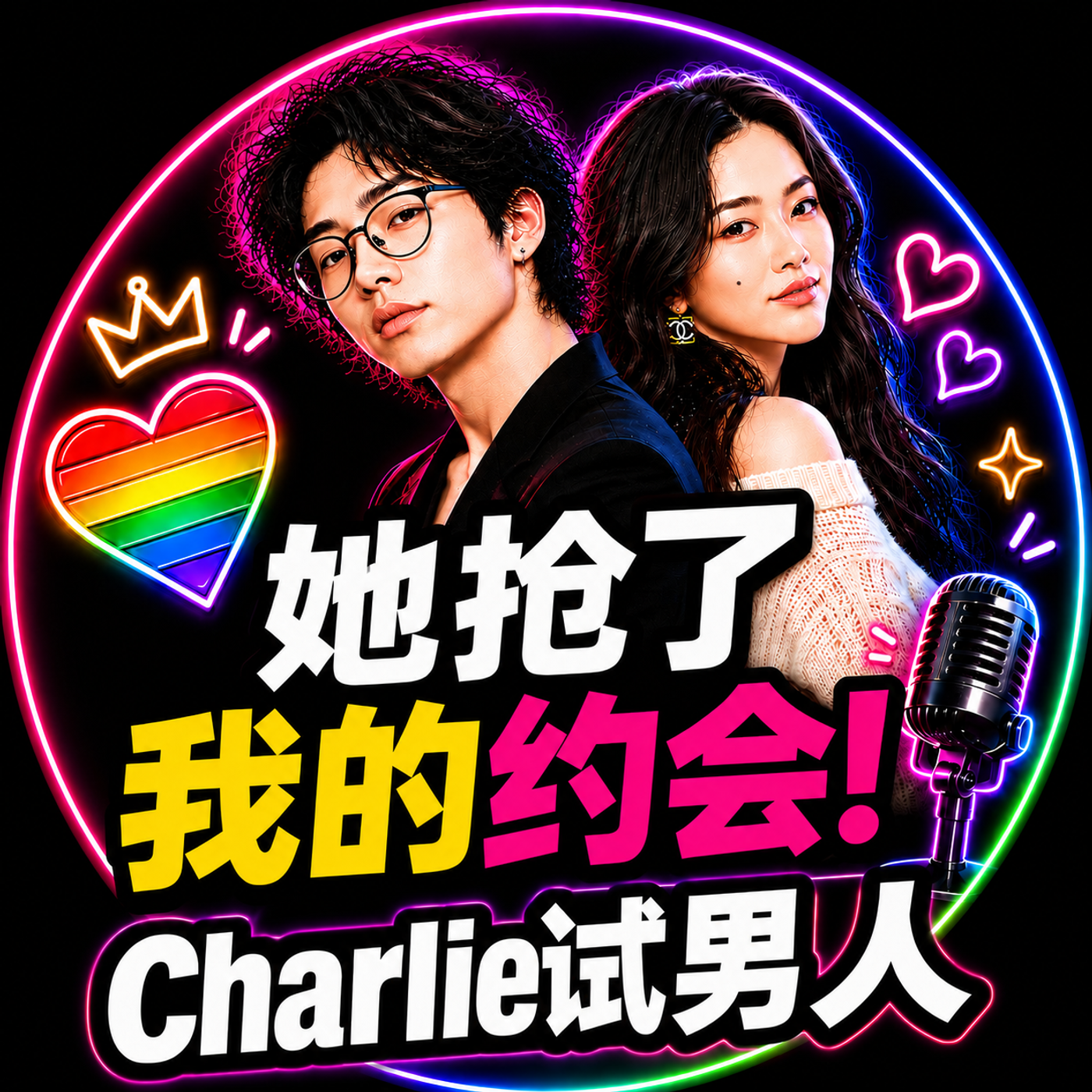 Ep 3: She Stole My Date💔Charlie tried dating men🌈(🎦)她搶了我的約會❤️‍🩹Charlie "试男人"(視頻） episode artwork