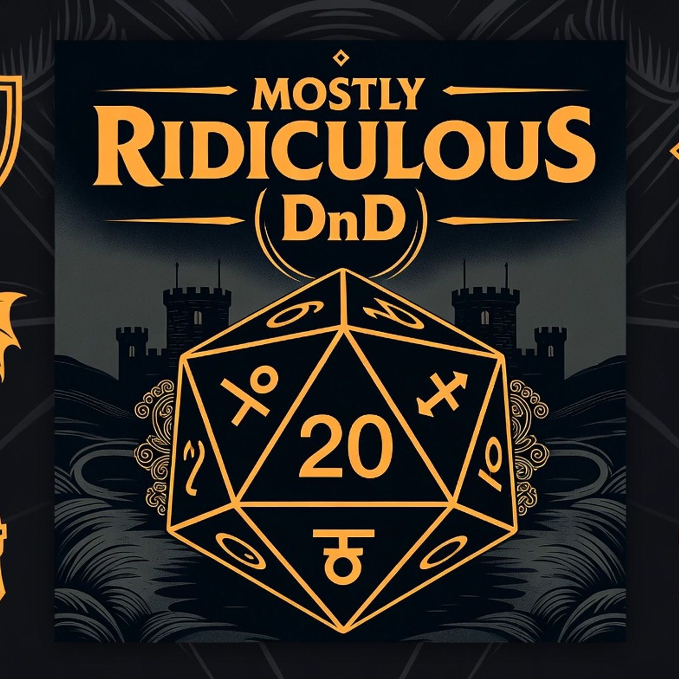 Mostly Ridiculous DnD podcast artwork