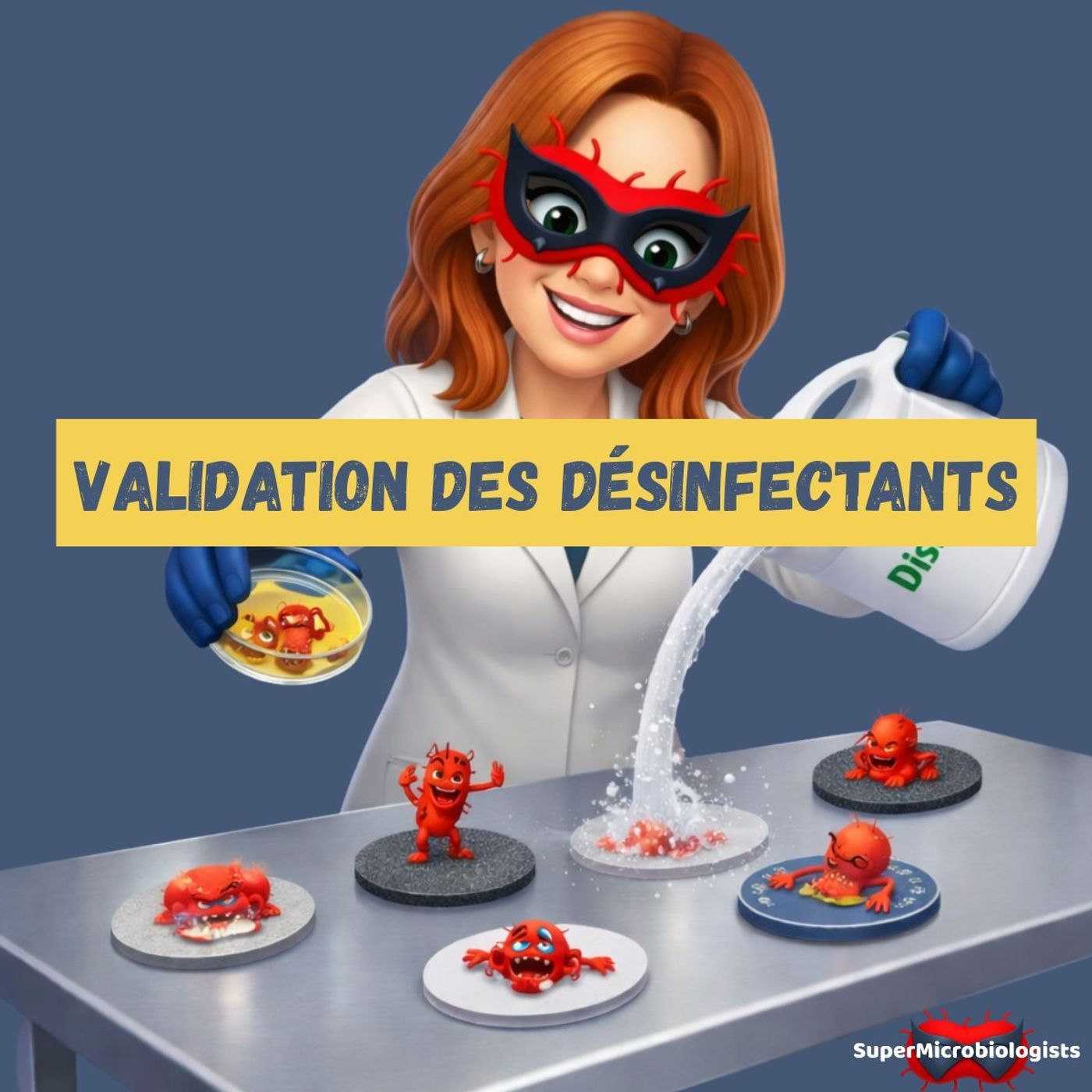 Validation des désinfectants en industrie pharmaceutique - avec Ségolène Lebrun episode artwork