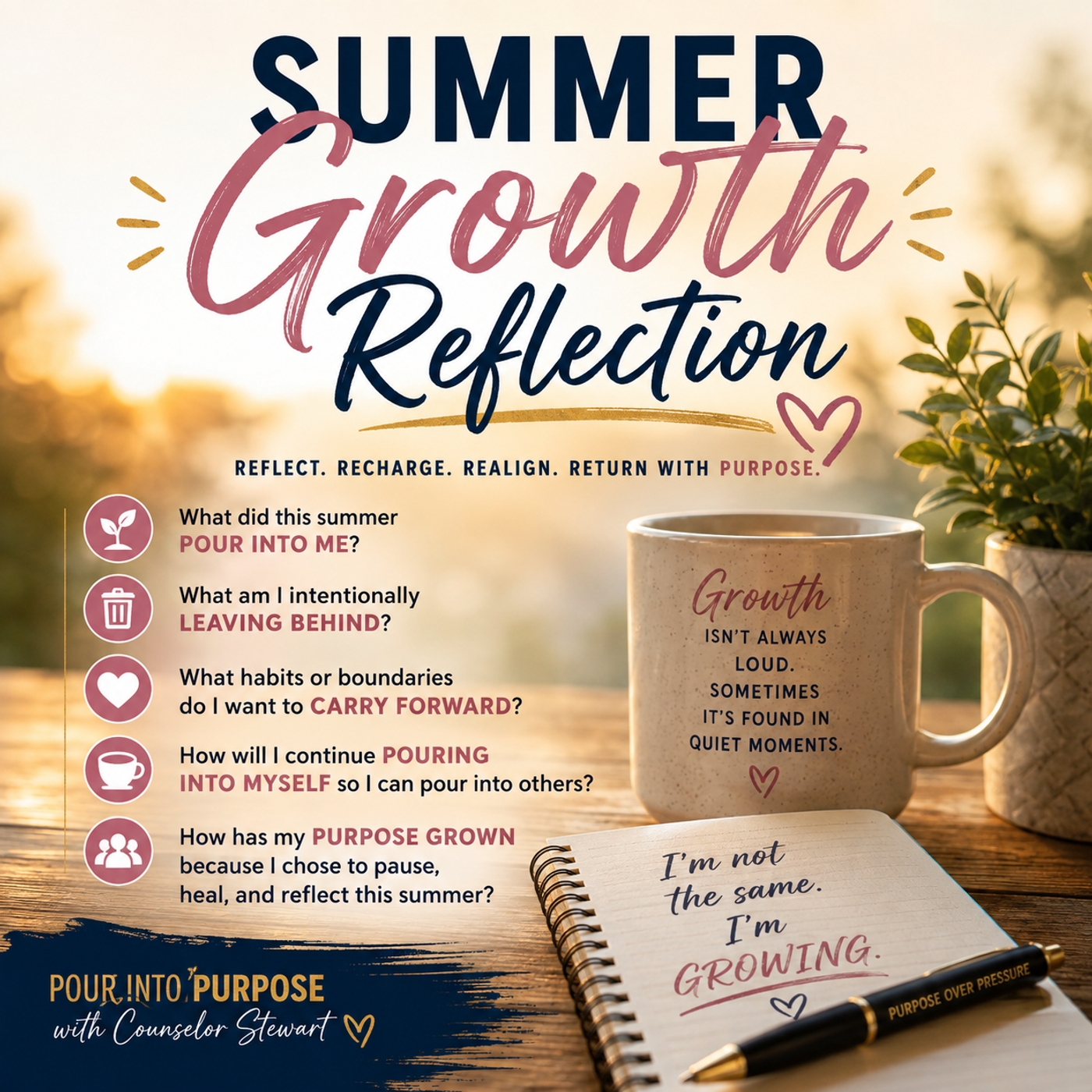 Summer Growth Reflection episode artwork