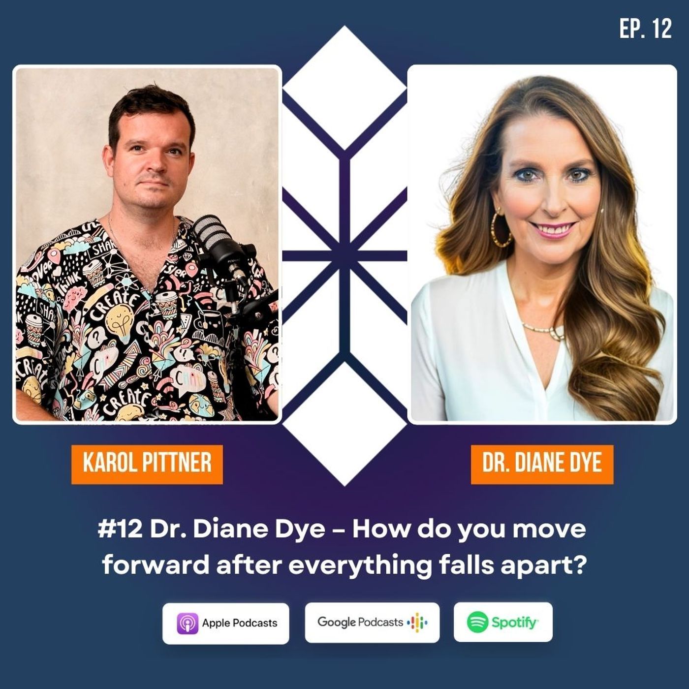 #12 Dr. Diane Dye – How do you move forward after everything falls apart? episode artwork