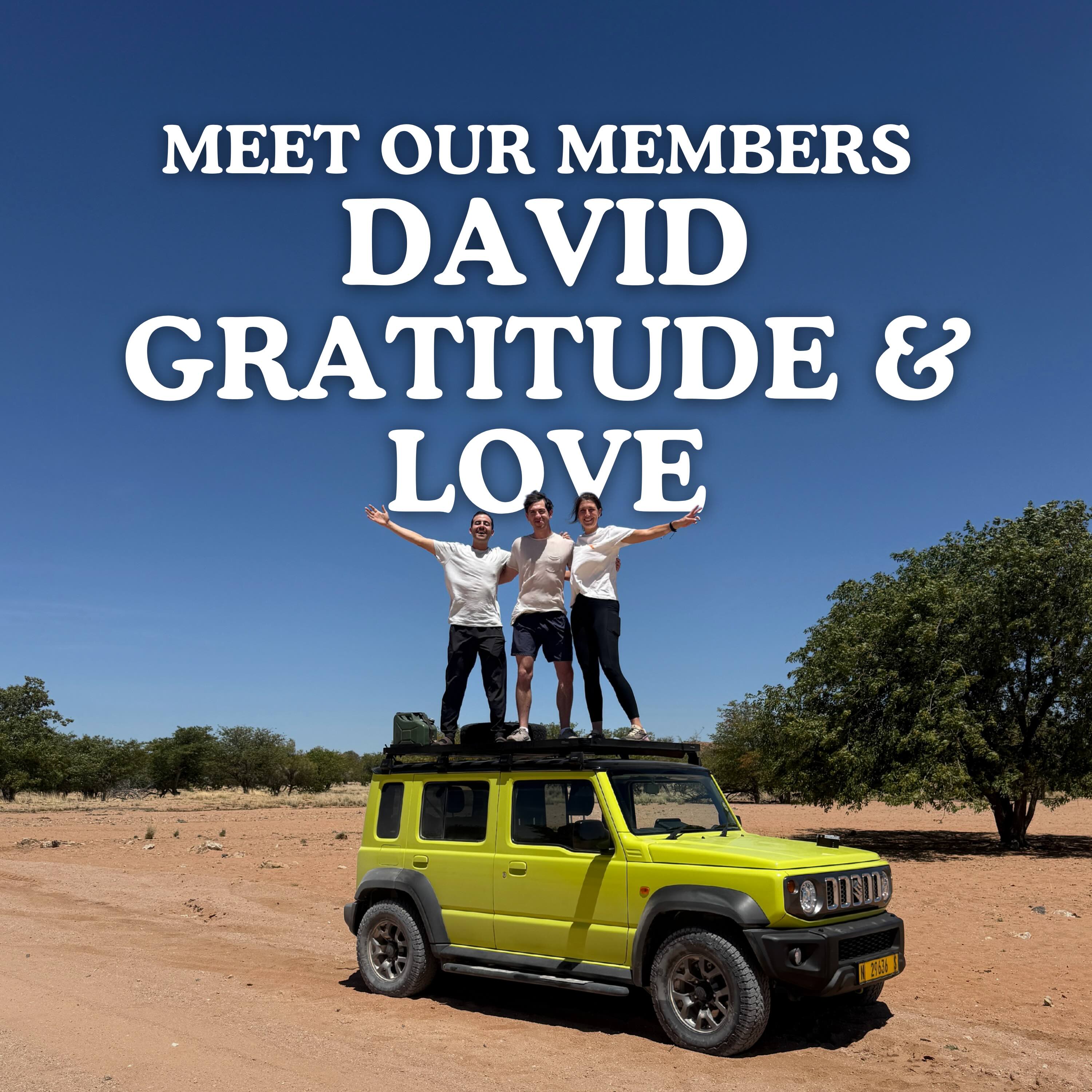 Meet David - Entrepreneurship through Gratitude & Love episode artwork