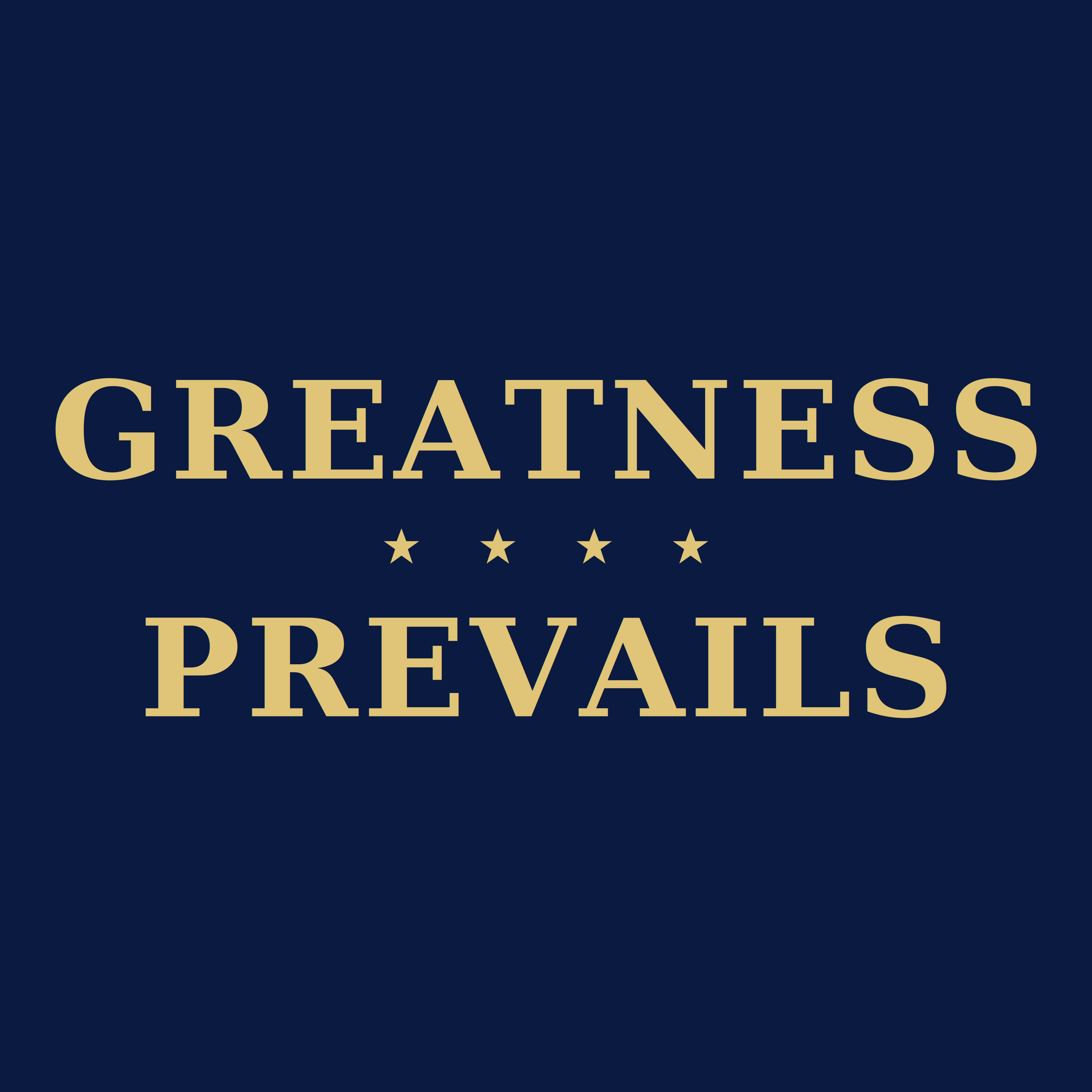 Greatness Prevails