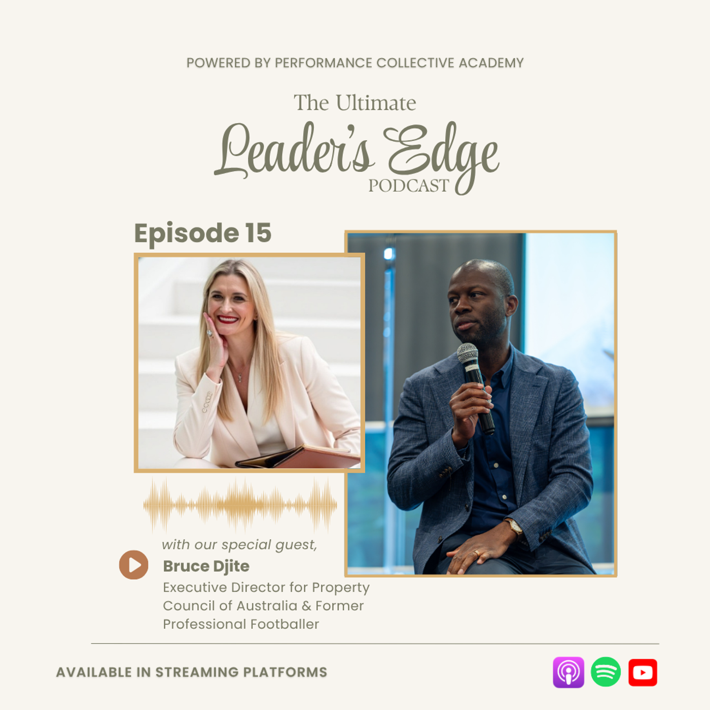 Episode 15 - Lessons from Elite Sports | Bruce Djite of Property Council of Australia episode artwork