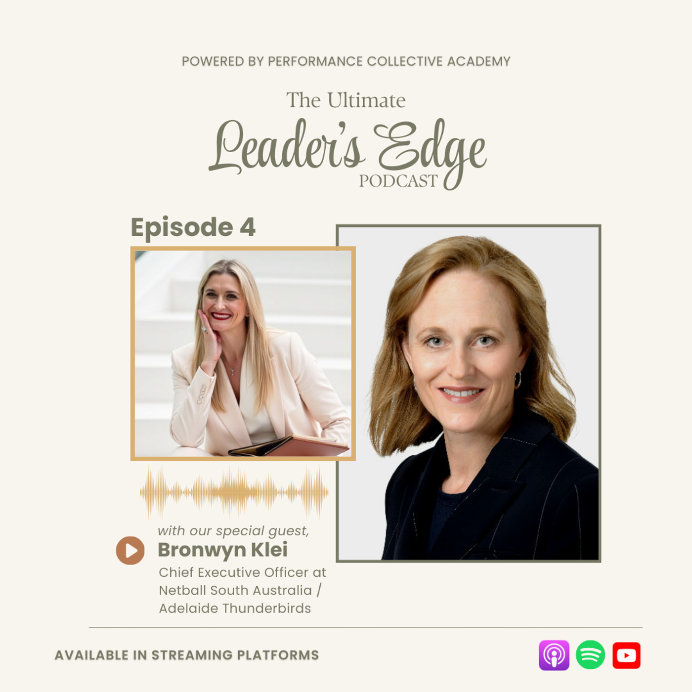 Episode 4 - What You Tolerate Becomes the Standard | Bronwyn Klei of Netball SA and Thunderbirds episode artwork
