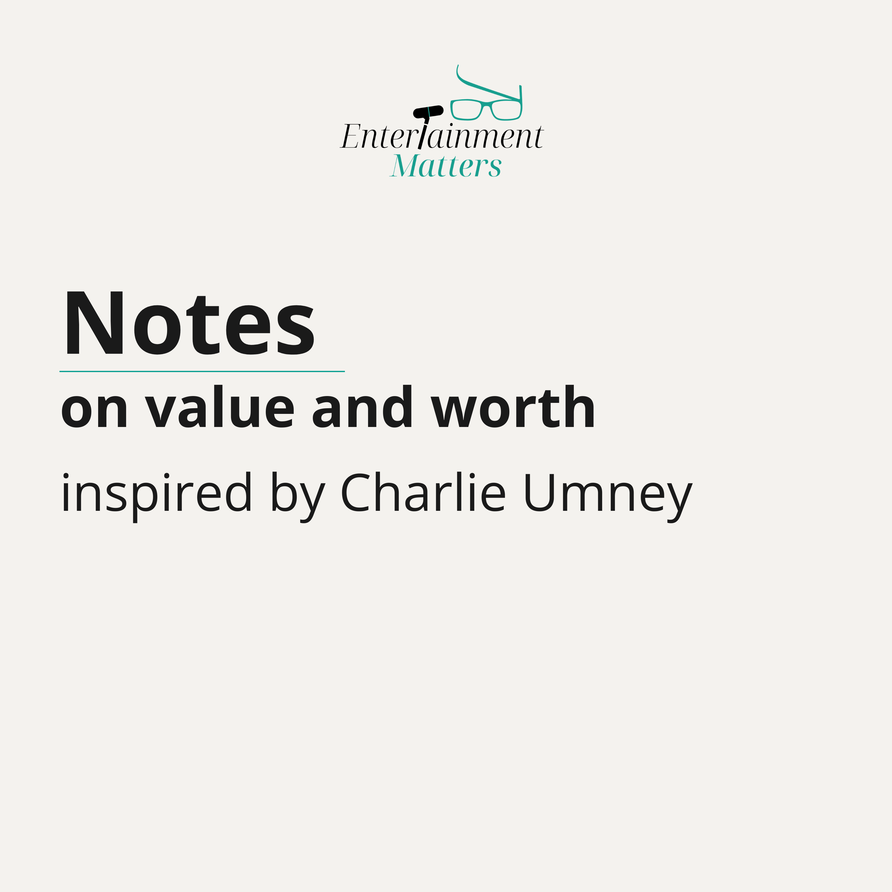 Notes - on value and worth episode artwork