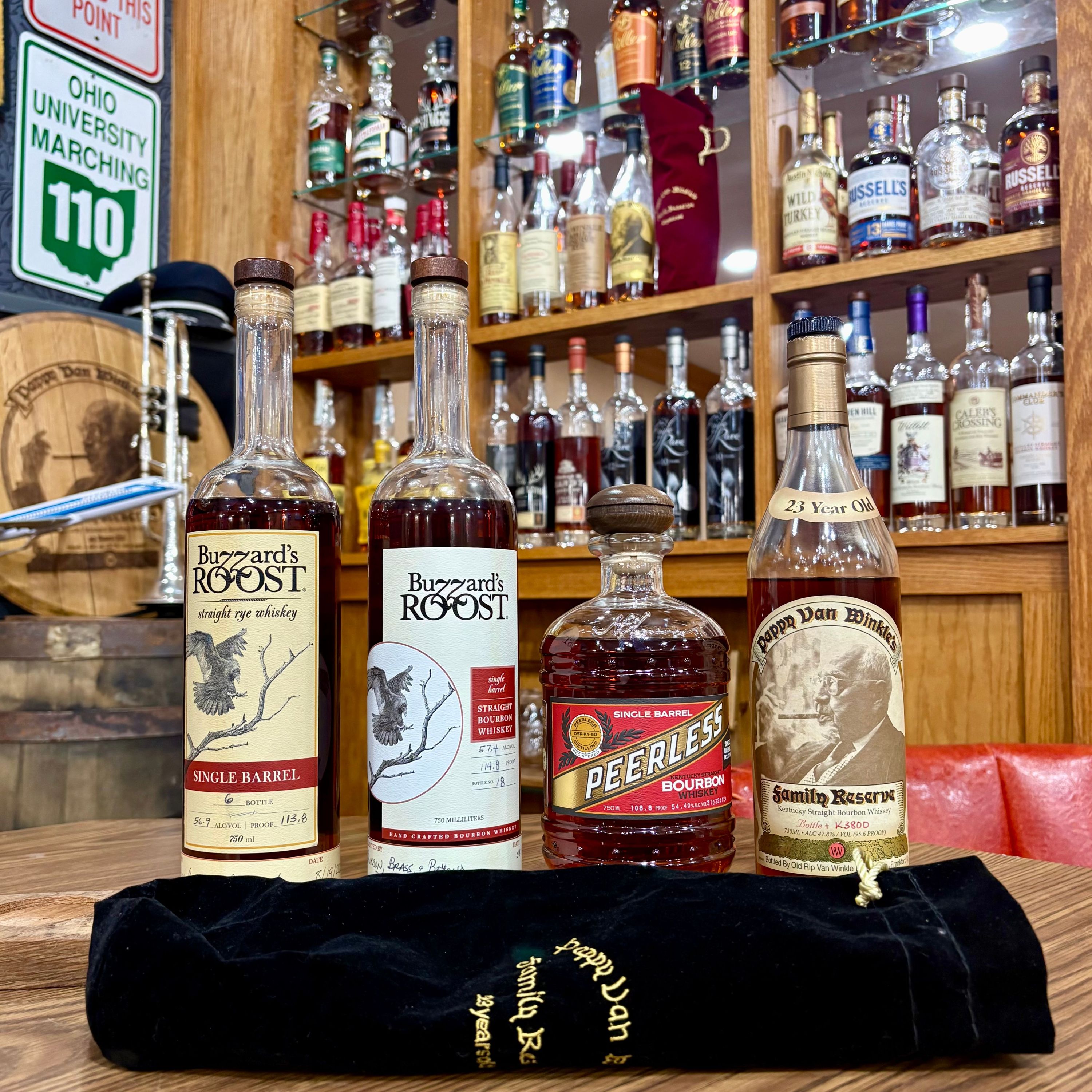 Peerless Cream Cheese Cinnamon Roll, Buzzard's Roost, and a 2019 Pappy 23 Tasting; Ep. 82