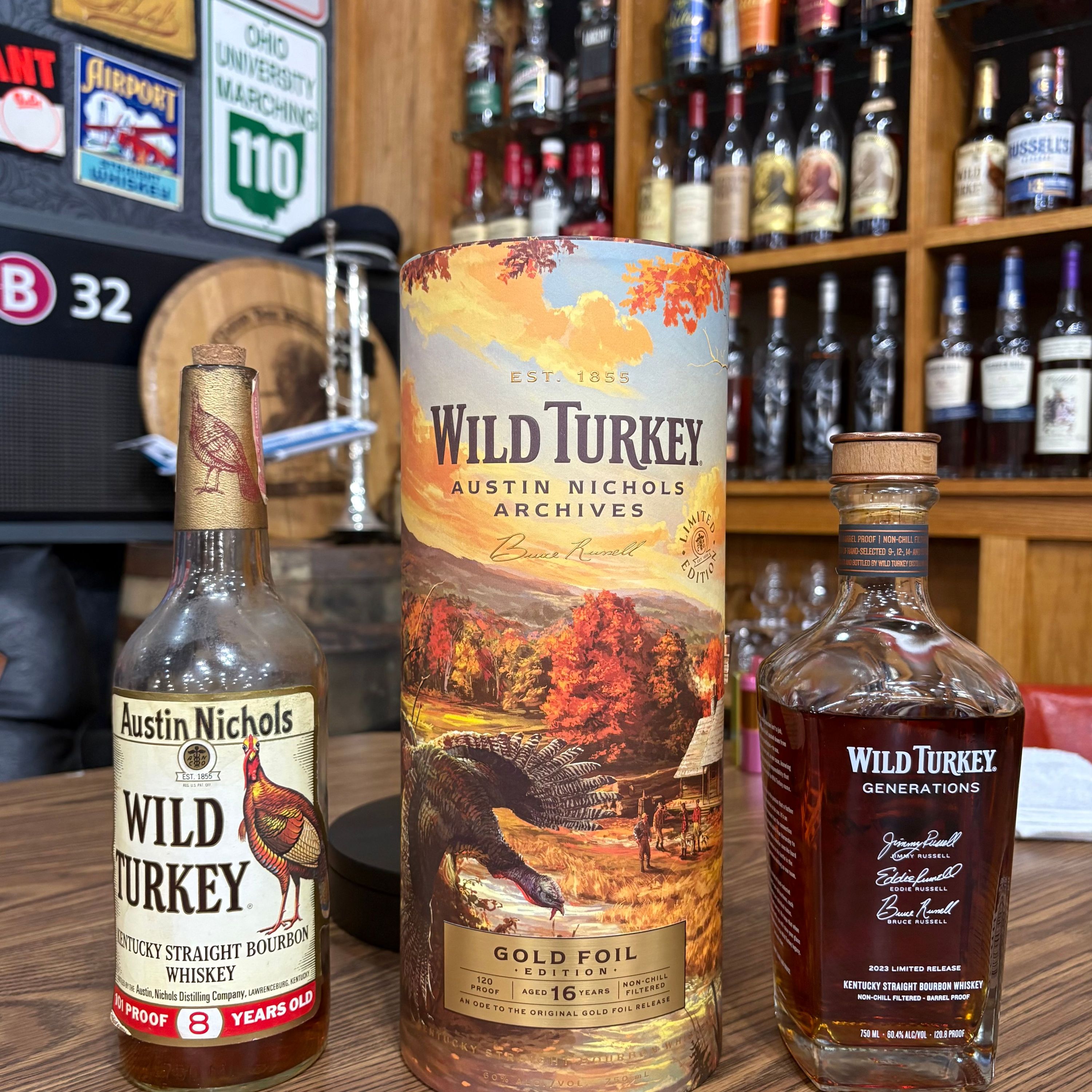 Wild Turkey Night: 1983 8 Year, Generations, and Gold Foil Edition 16 Year; Ep. 88
