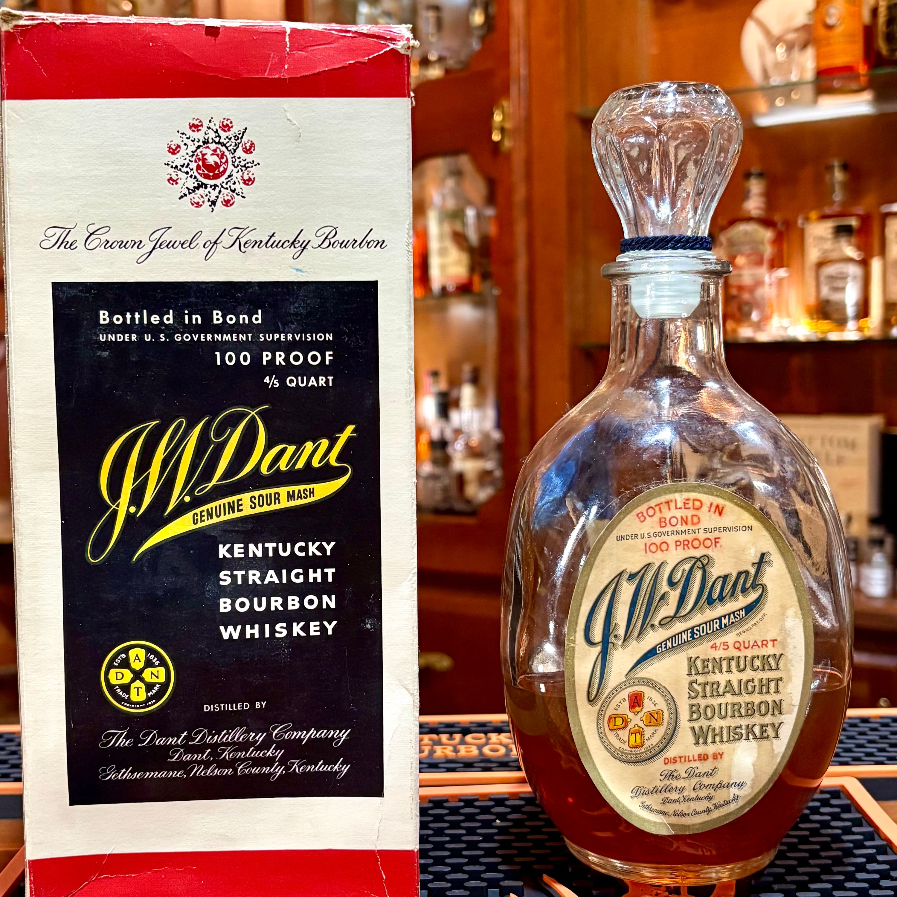 Dusty 1948 JW Dant, 100 Proof BIB; Ep. 29