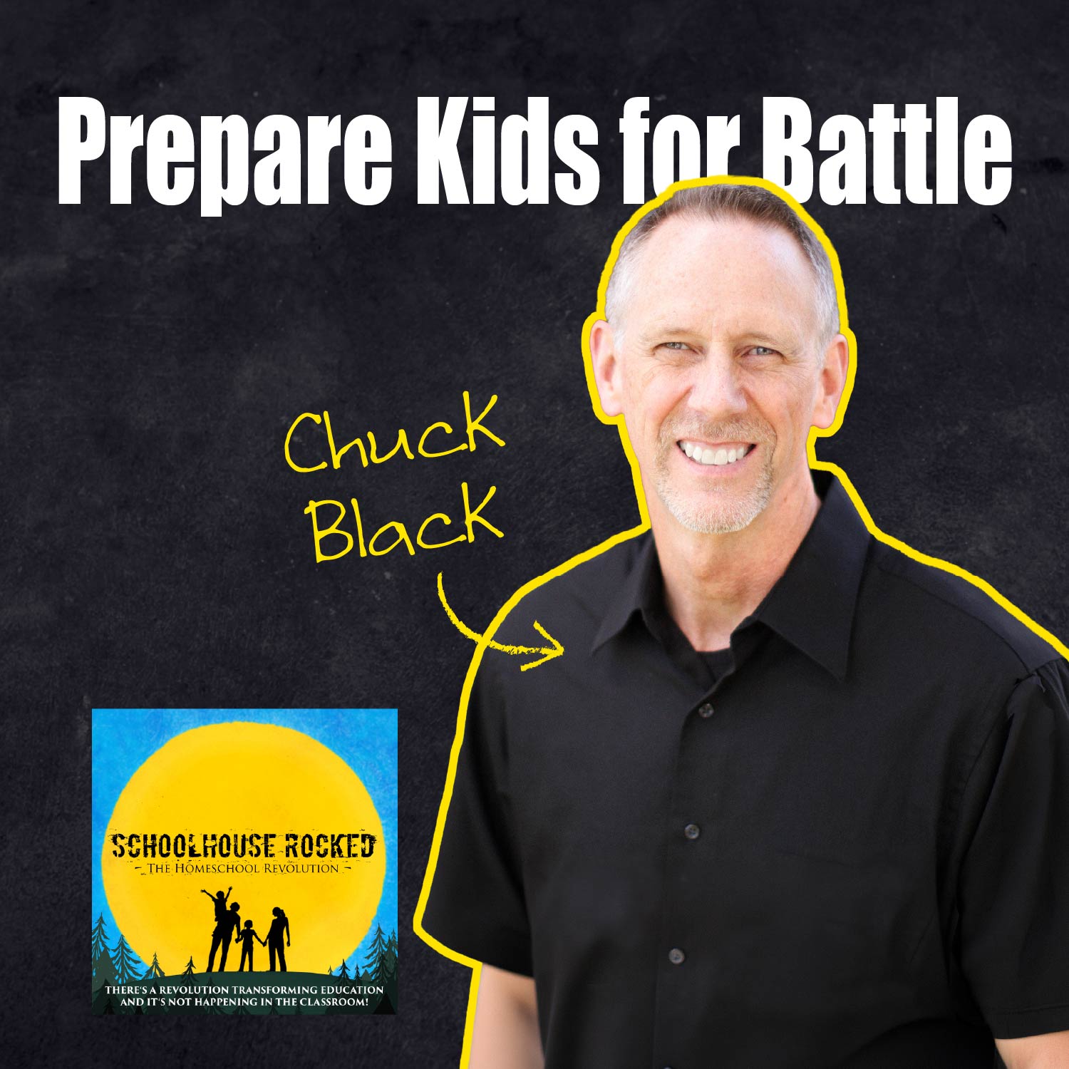 Standing on the Front Lines: Equipping Homeschool Families for Spiritual Warfare - Chuck Black episode artwork
