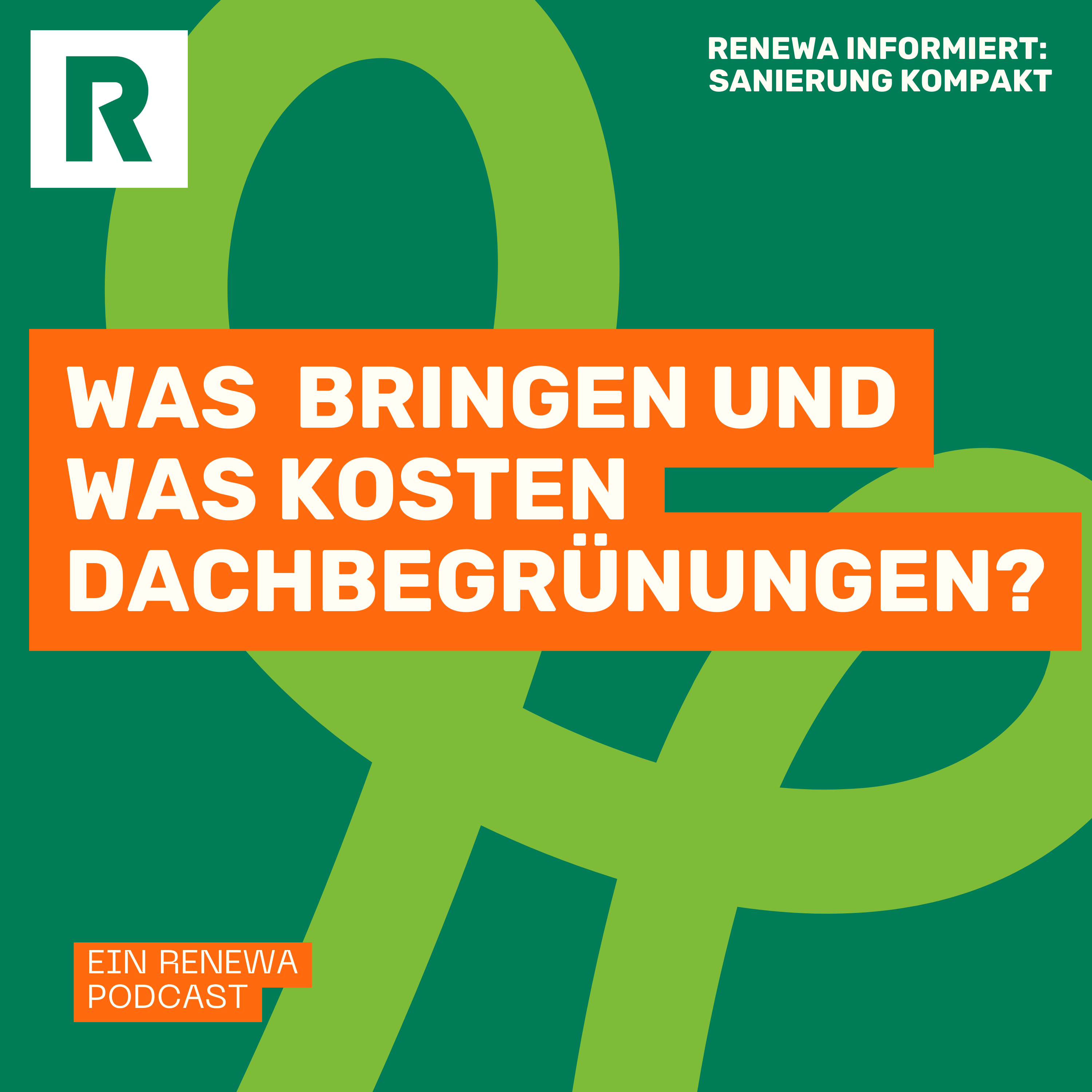 Was kosten und was bringen Dach- oder Fassadenbegrünungen? episode artwork